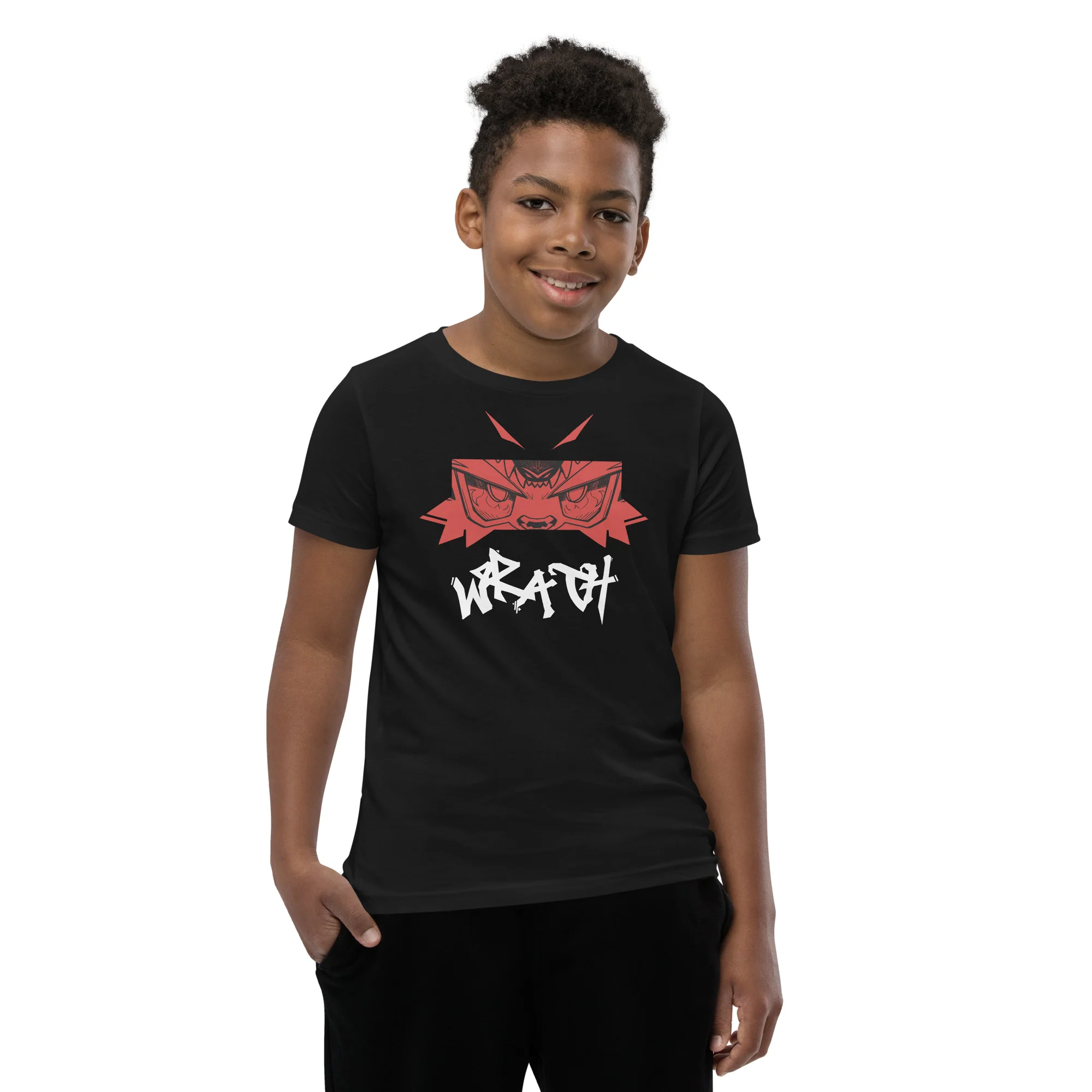 Avatar Of Wrath Shirt (Youth - White Text) - Image 3