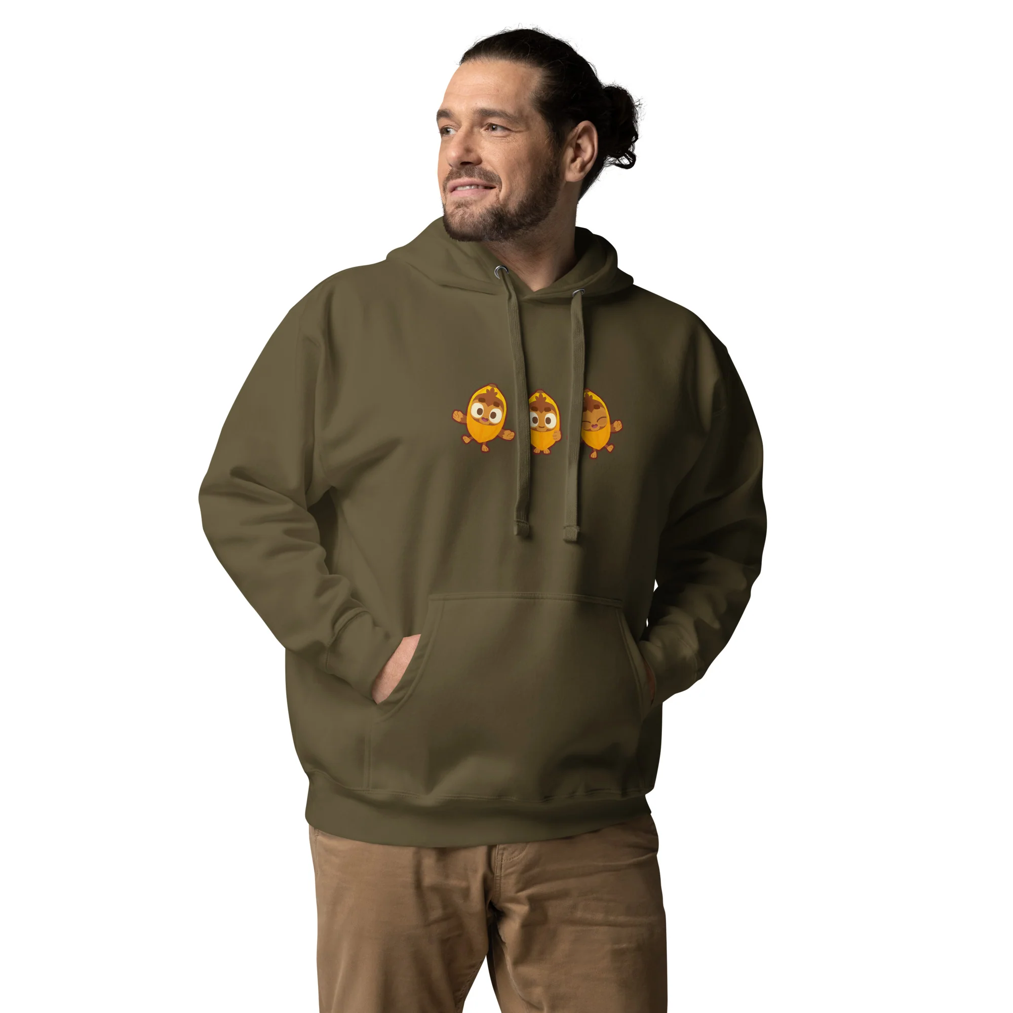 Banana Monkey Hoodie (Unisex - Cotton Heritage) - Image 4