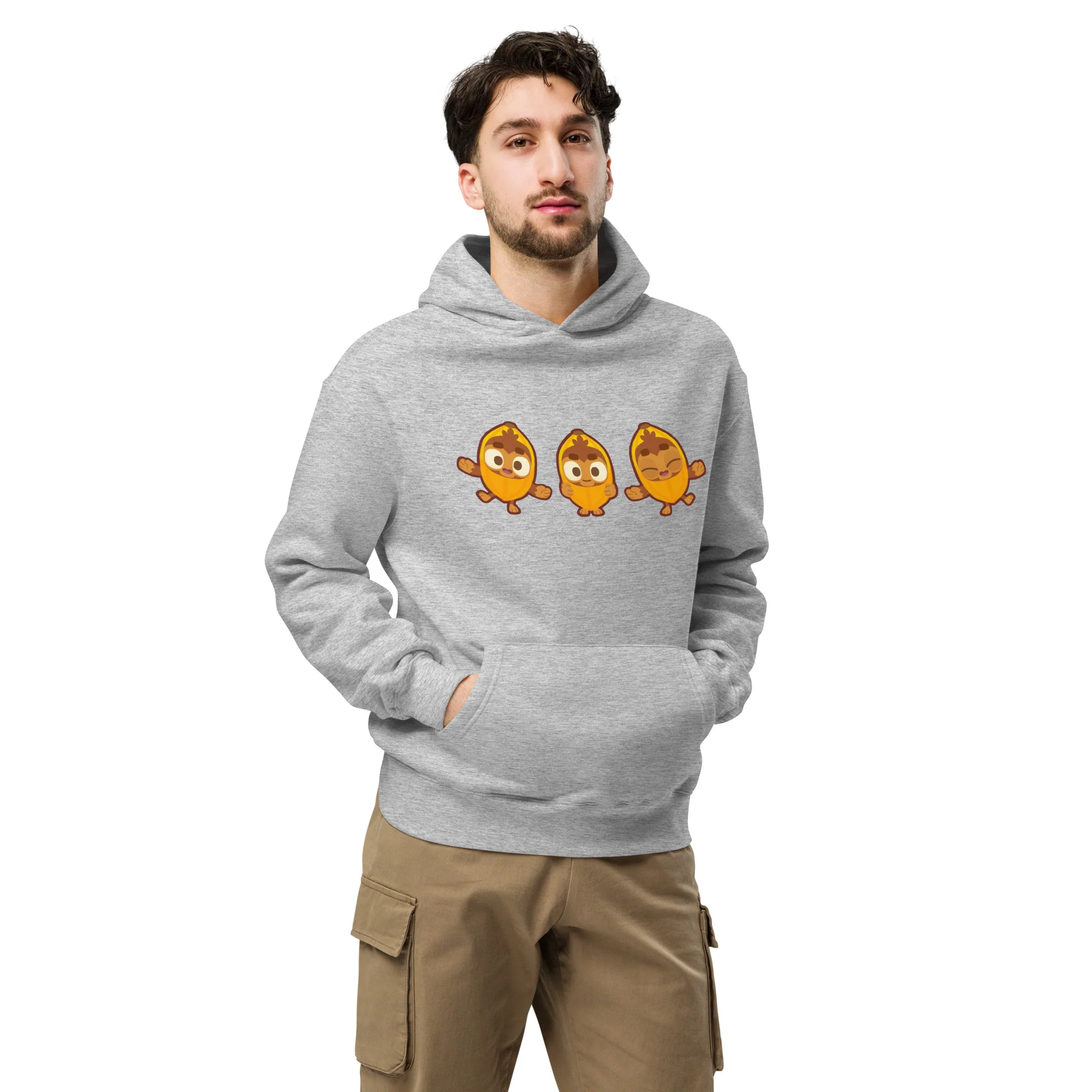 Banana Monkey Premium Oversized Hoodie (Unisex) - Image 4