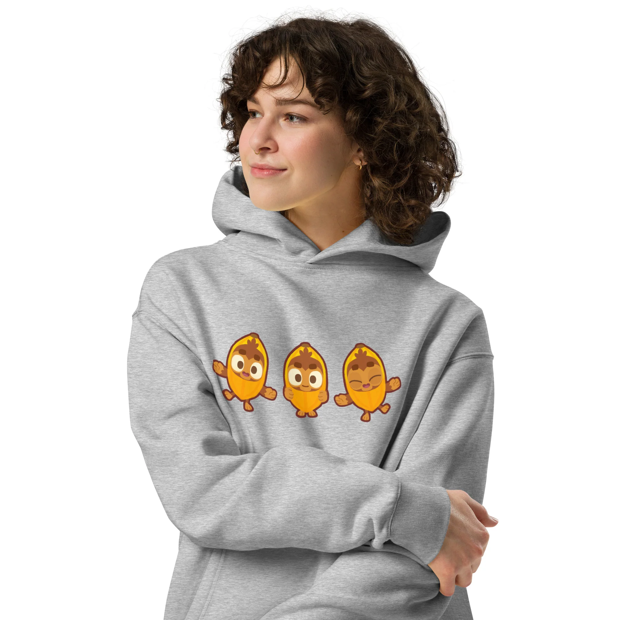 Banana Monkey Premium Oversized Hoodie (Unisex) - Image 8