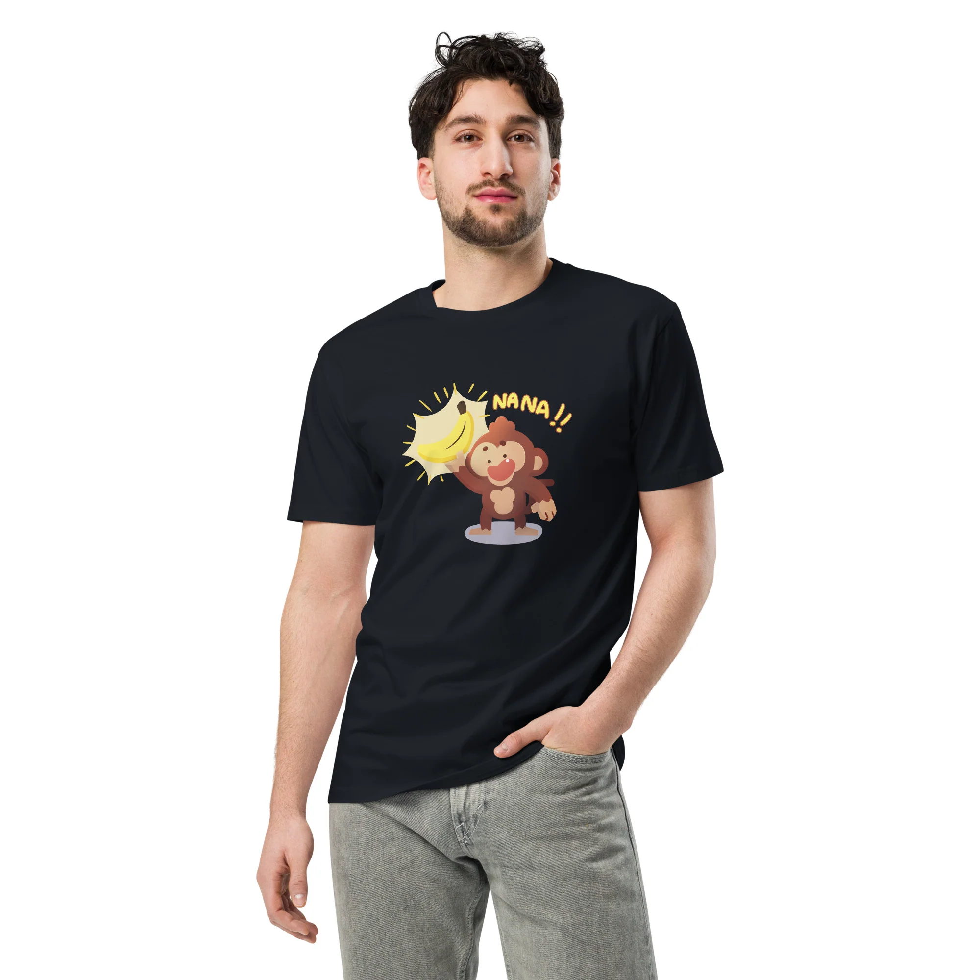 Banana Obtained Premium Shirt (Unisex) - Image 3
