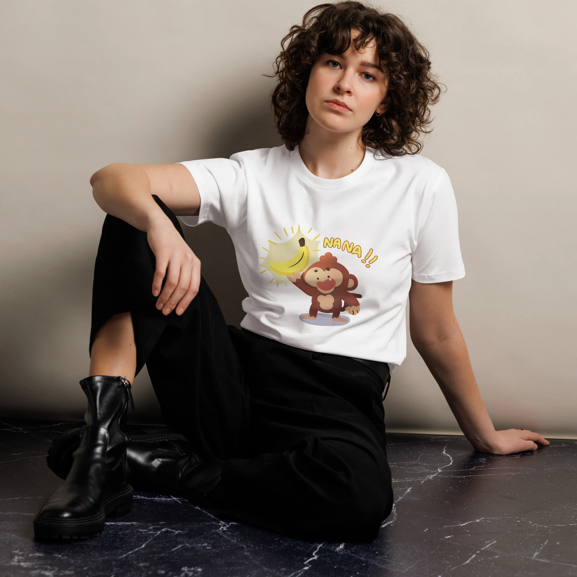 Banana Obtained Premium Shirt (Unisex) - Image 4