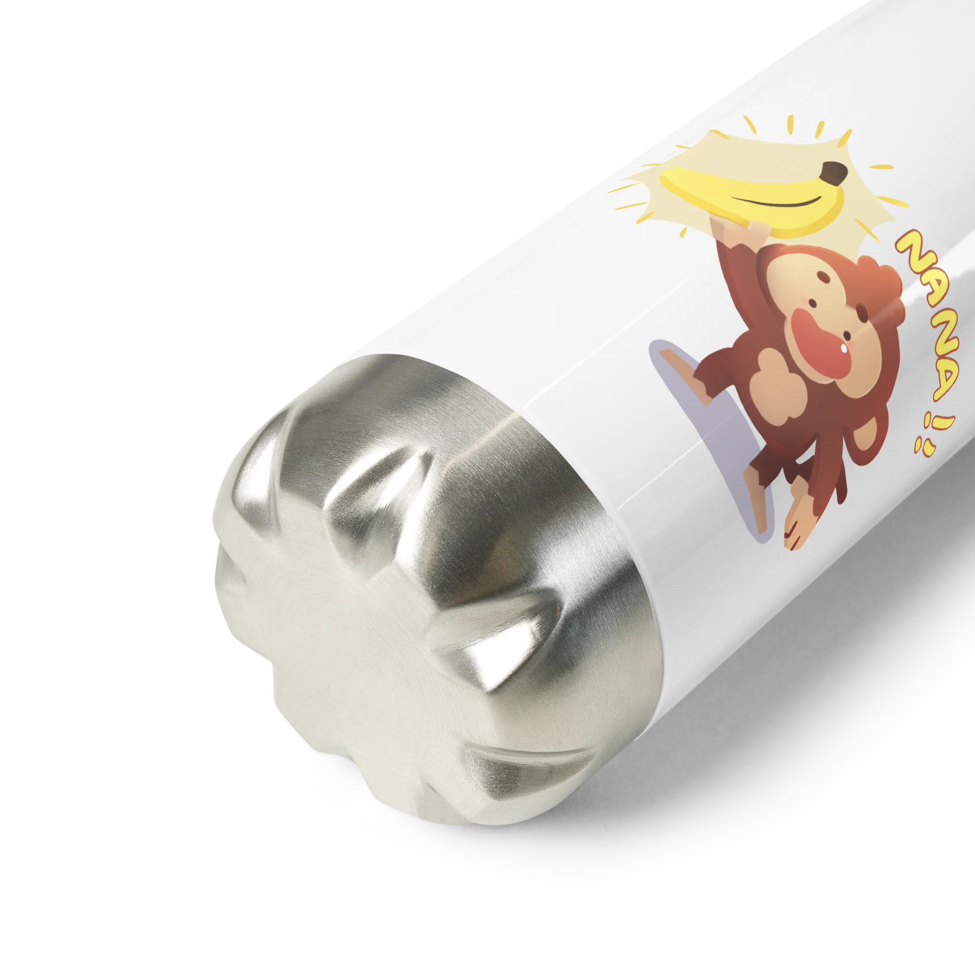 Banana Obtained Stainless Steel Water Bottle - Image 3