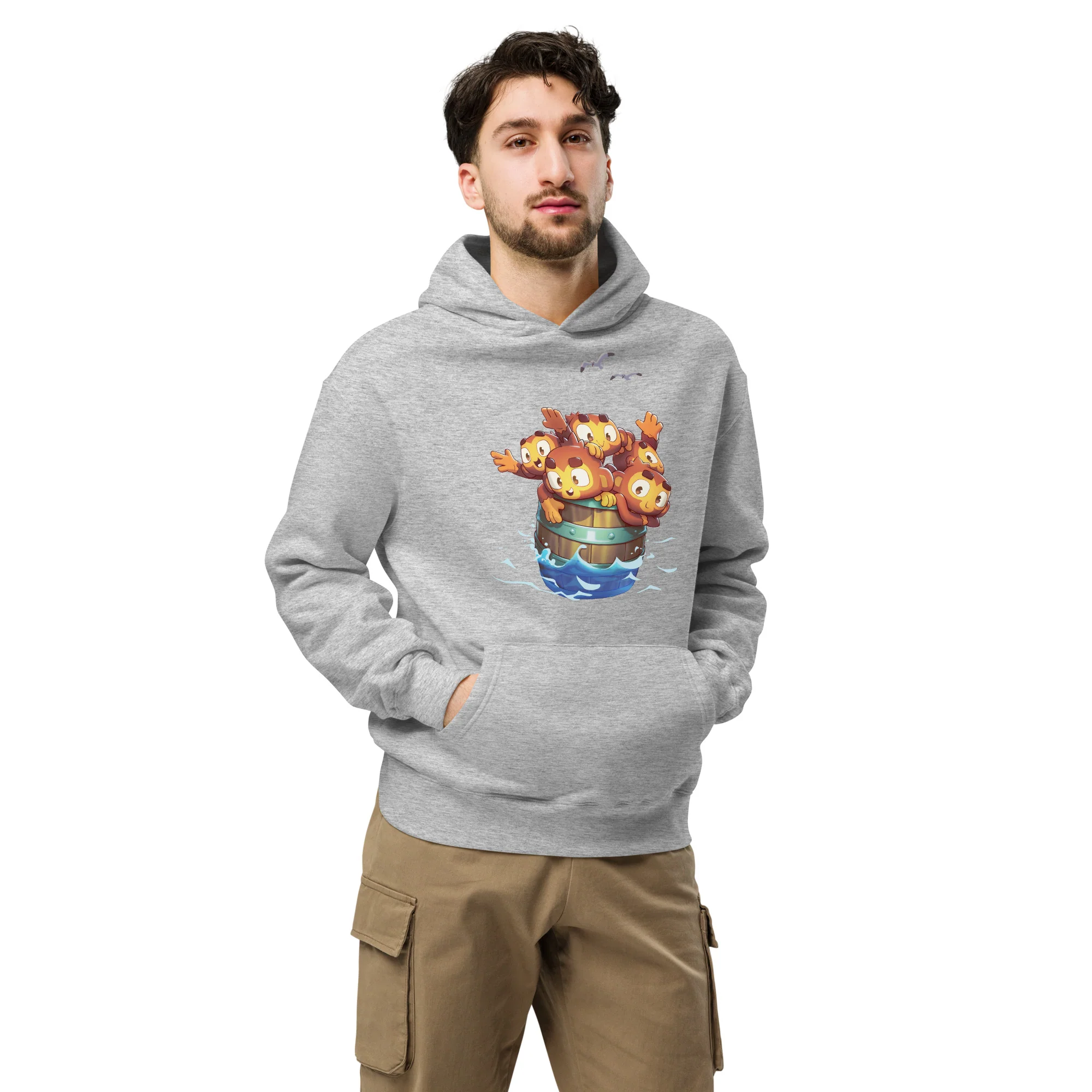 Barrel of Monkeys Premium Oversized Hoodie (Unisex) - Image 3