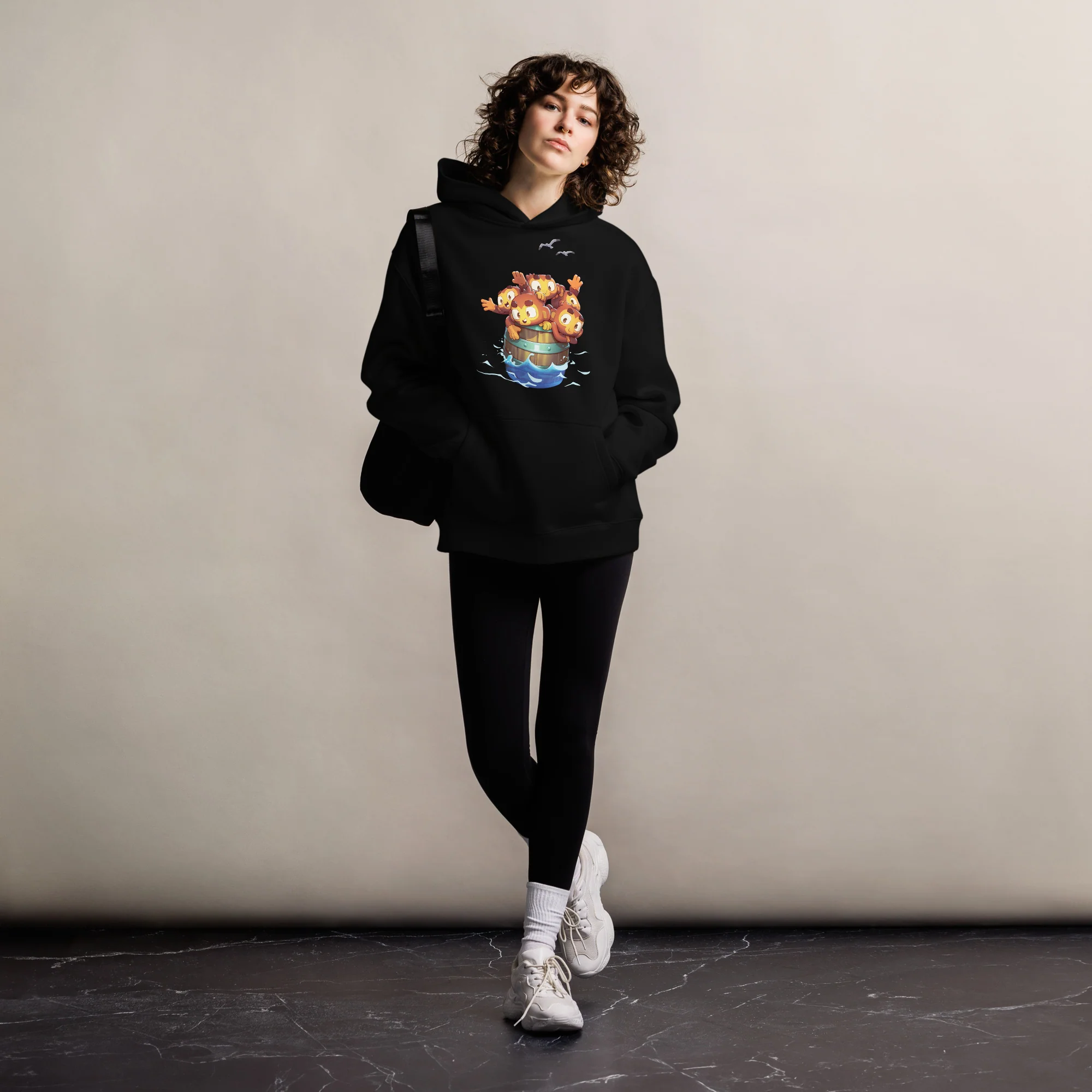 Barrel of Monkeys Premium Oversized Hoodie (Unisex) - Image 4