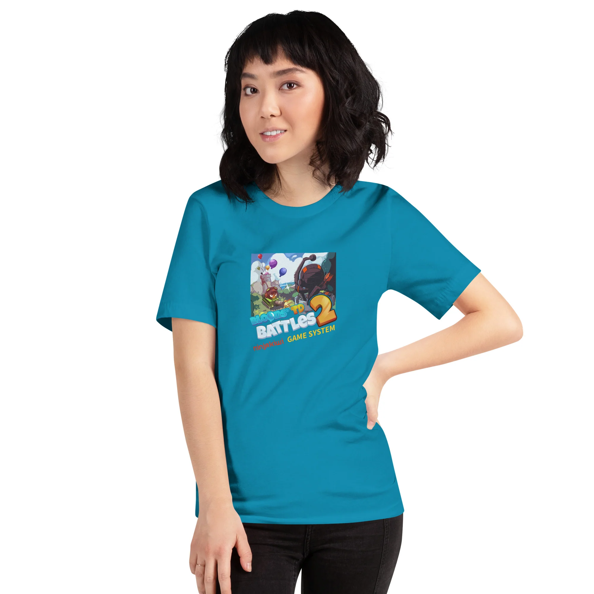 Battles 2 - Ninja Kiwi Game System Shirt (Unisex) - Image 4