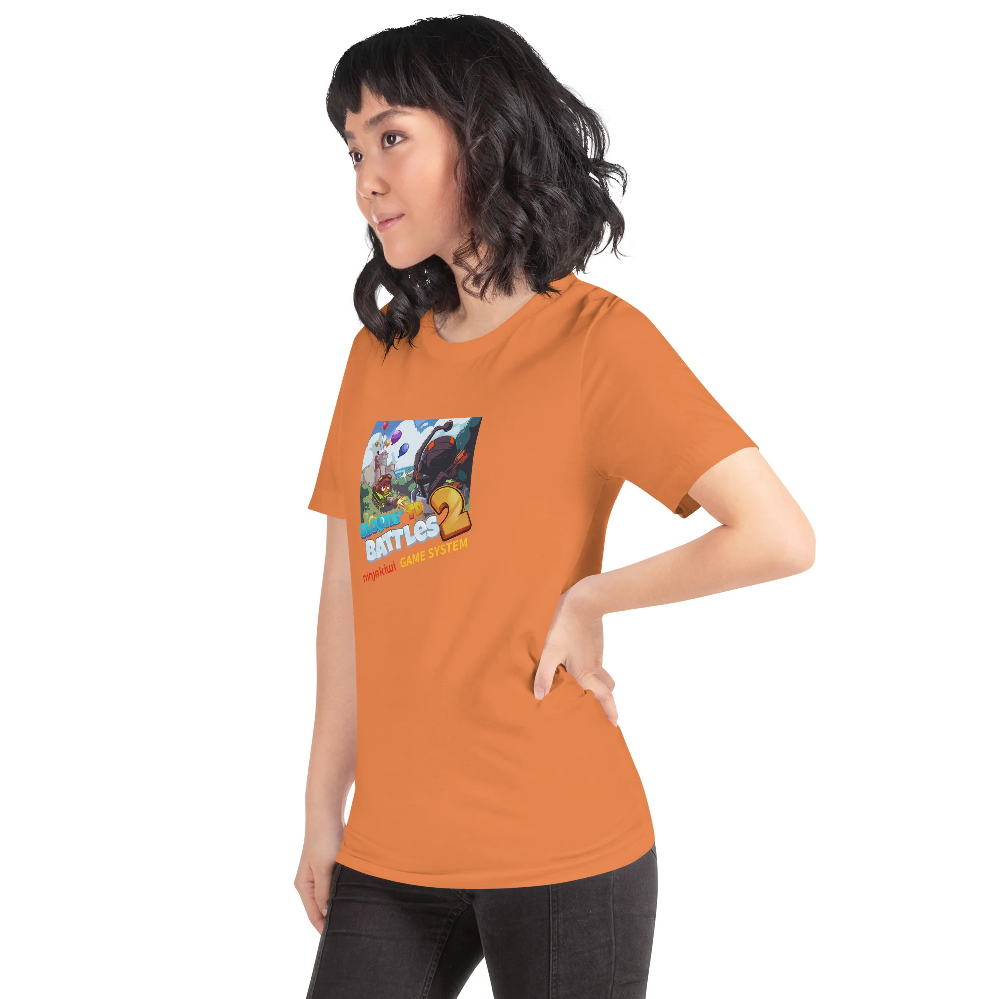 Battles 2 - Ninja Kiwi Game System Shirt (Unisex) - Image 6