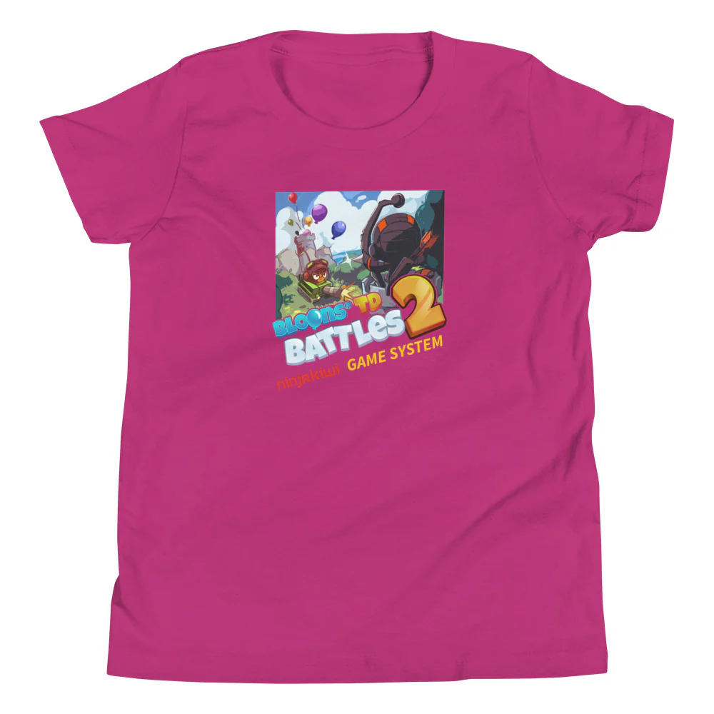Battles 2 - Ninja Kiwi Game System Shirt (Youth) - Image 11