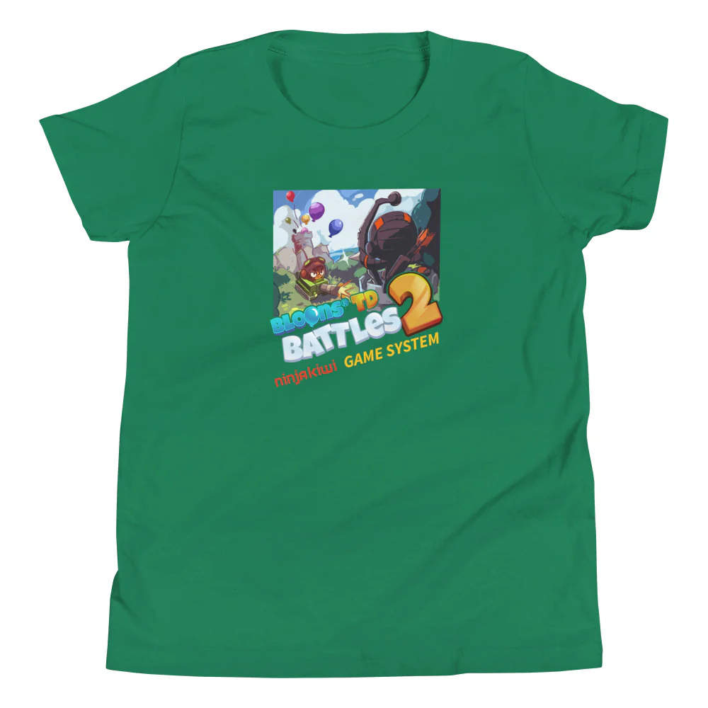 Battles 2 - Ninja Kiwi Game System Shirt (Youth) - Image 13