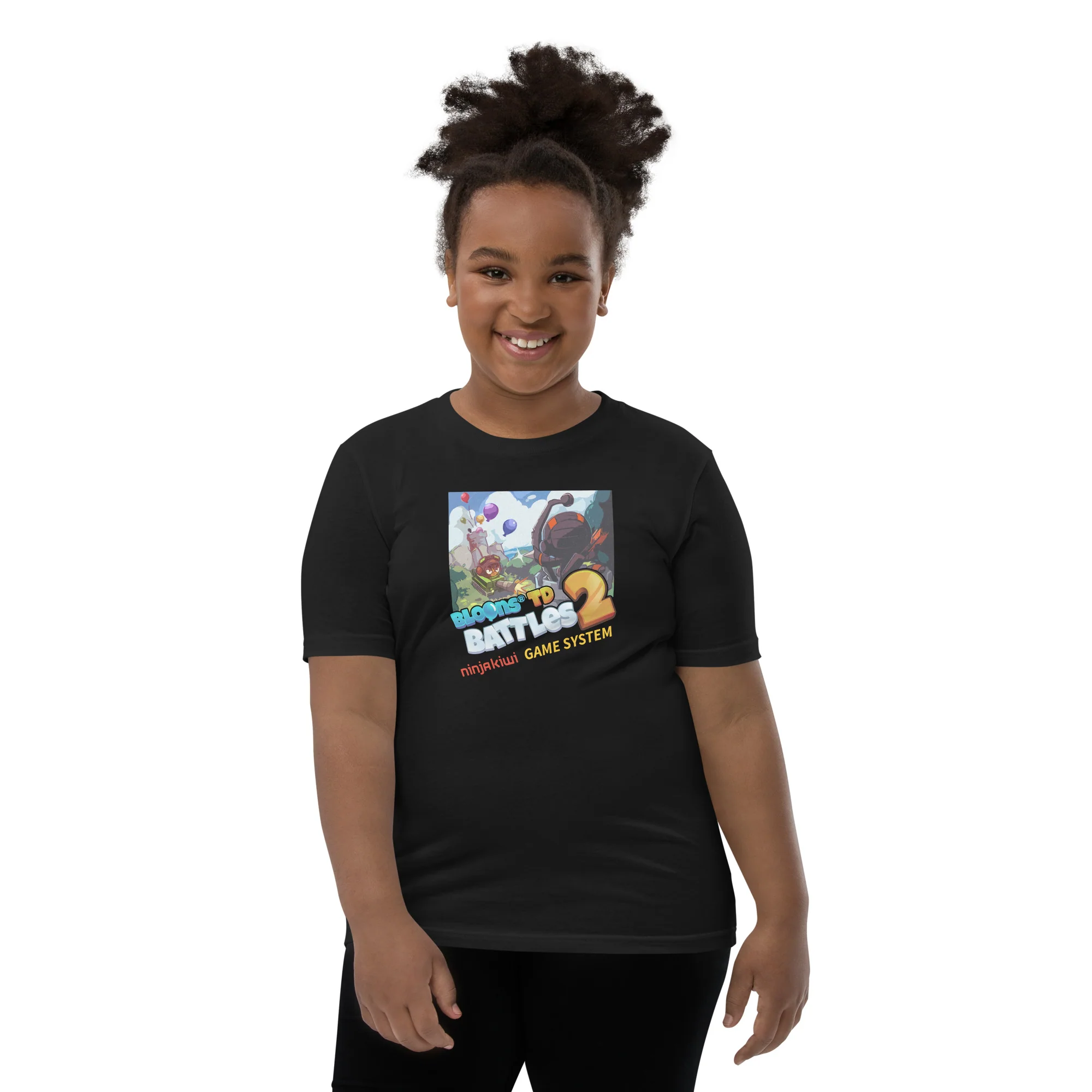 Battles 2 - Ninja Kiwi Game System Shirt (Youth) - Image 3