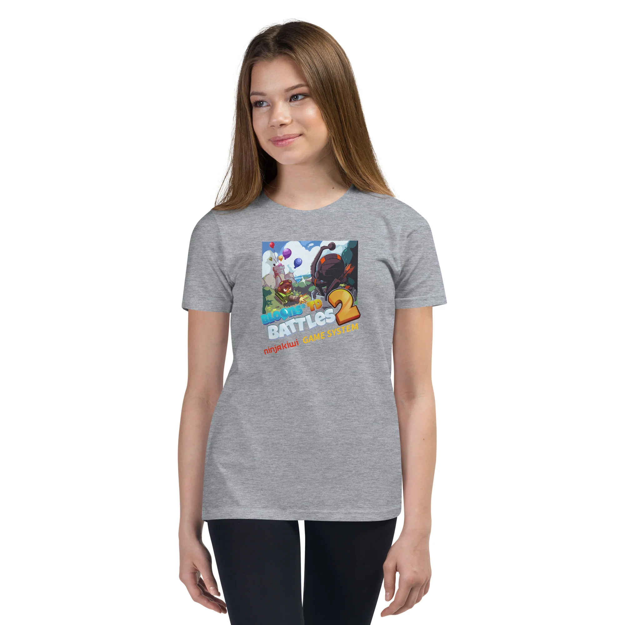 Battles 2 - Ninja Kiwi Game System Shirt (Youth) - Image 4