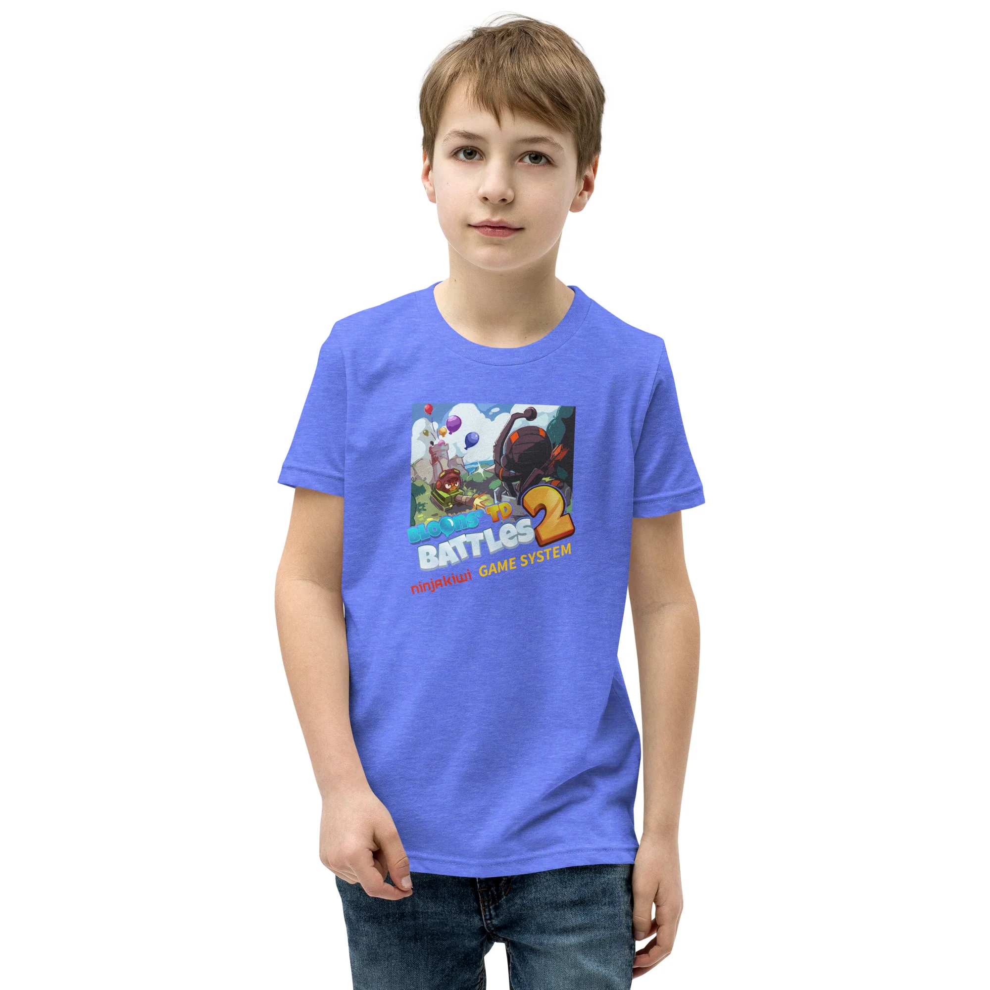 Battles 2 - Ninja Kiwi Game System Shirt (Youth) - Image 5