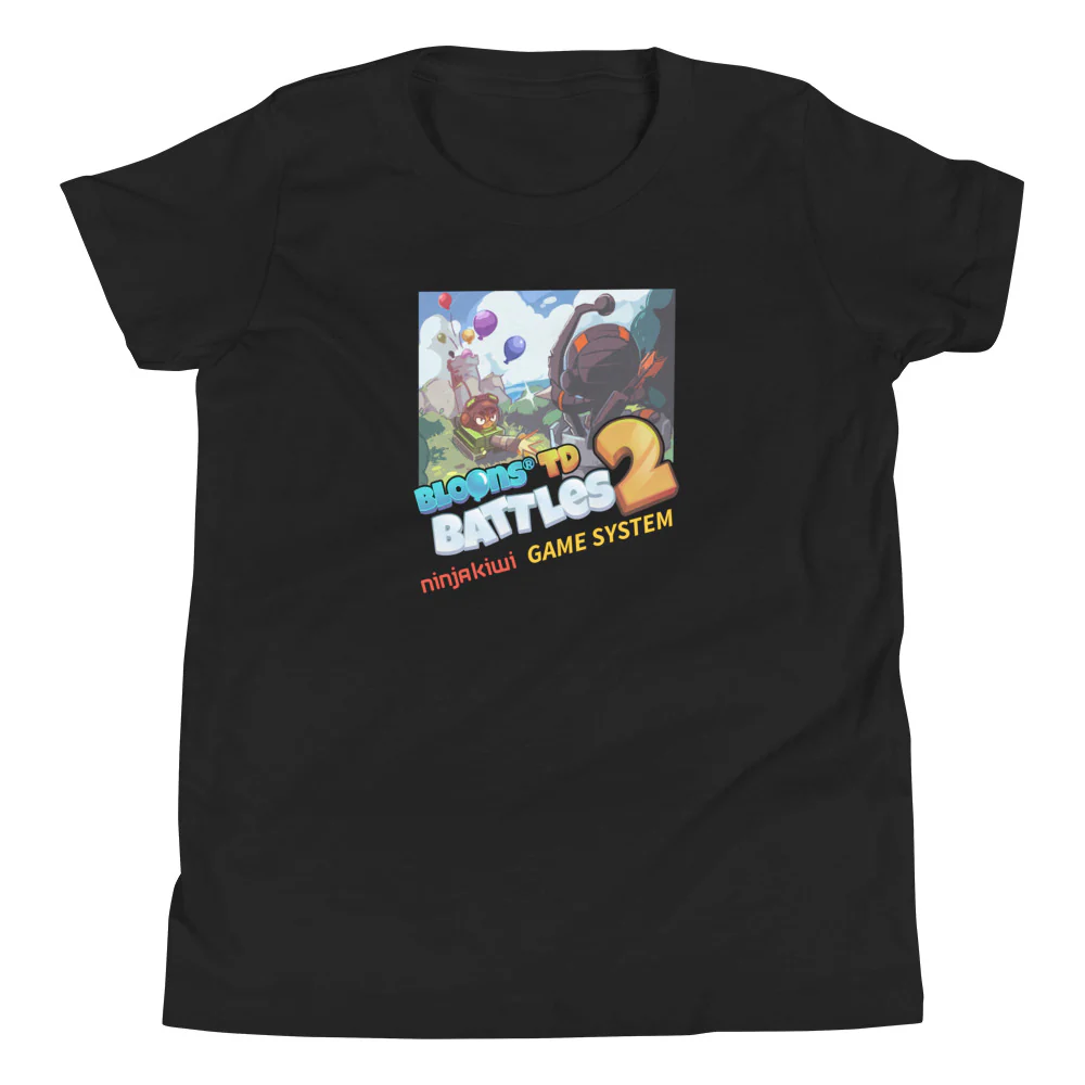 Battles 2 - Ninja Kiwi Game System Shirt (Youth) - Image 6
