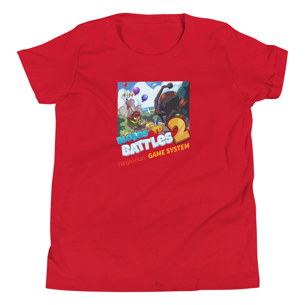 Battles 2 - Ninja Kiwi Game System Shirt (Youth) - Image 8