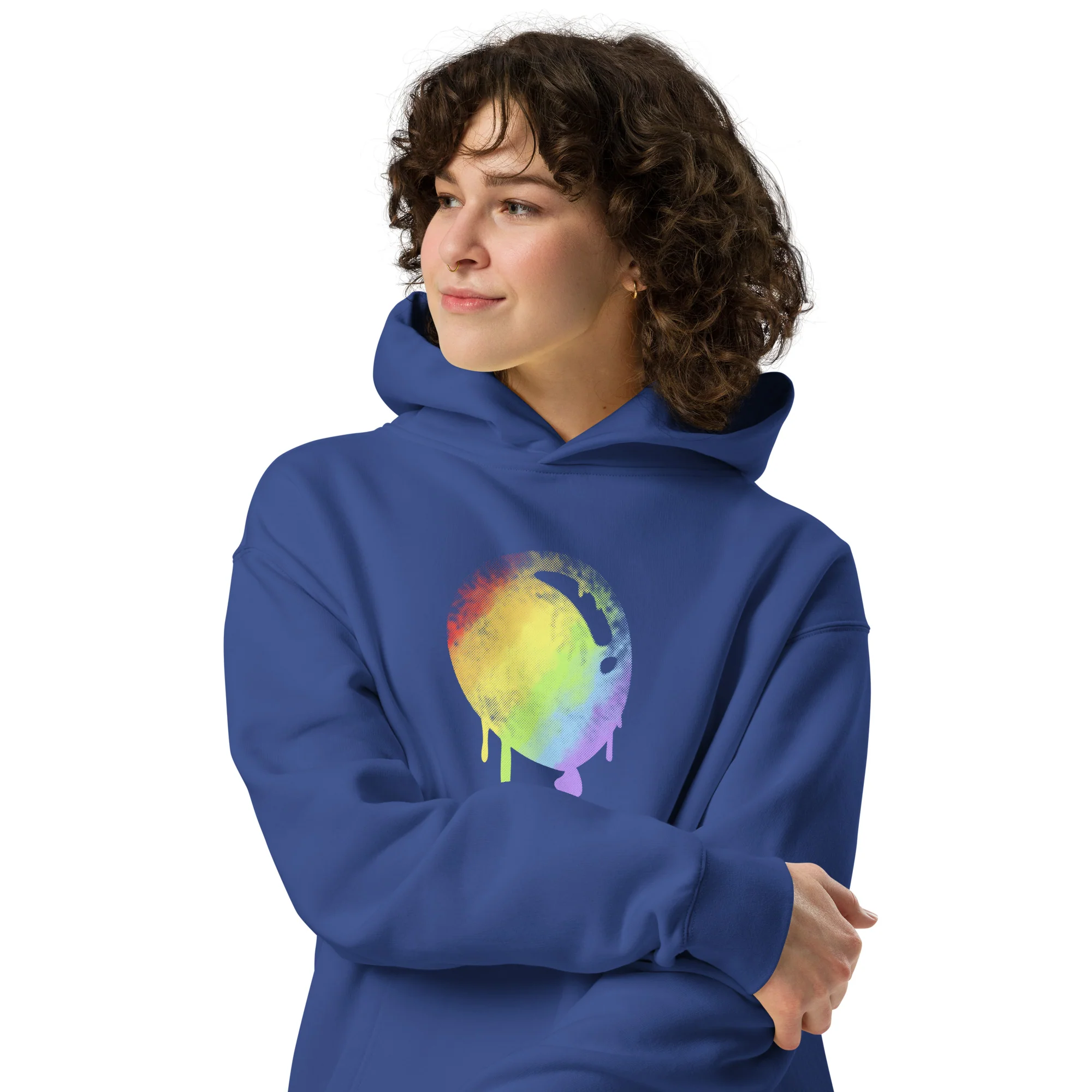 Bloon Spray Paint Premium Oversized Hoodie (Unisex) - Image 4