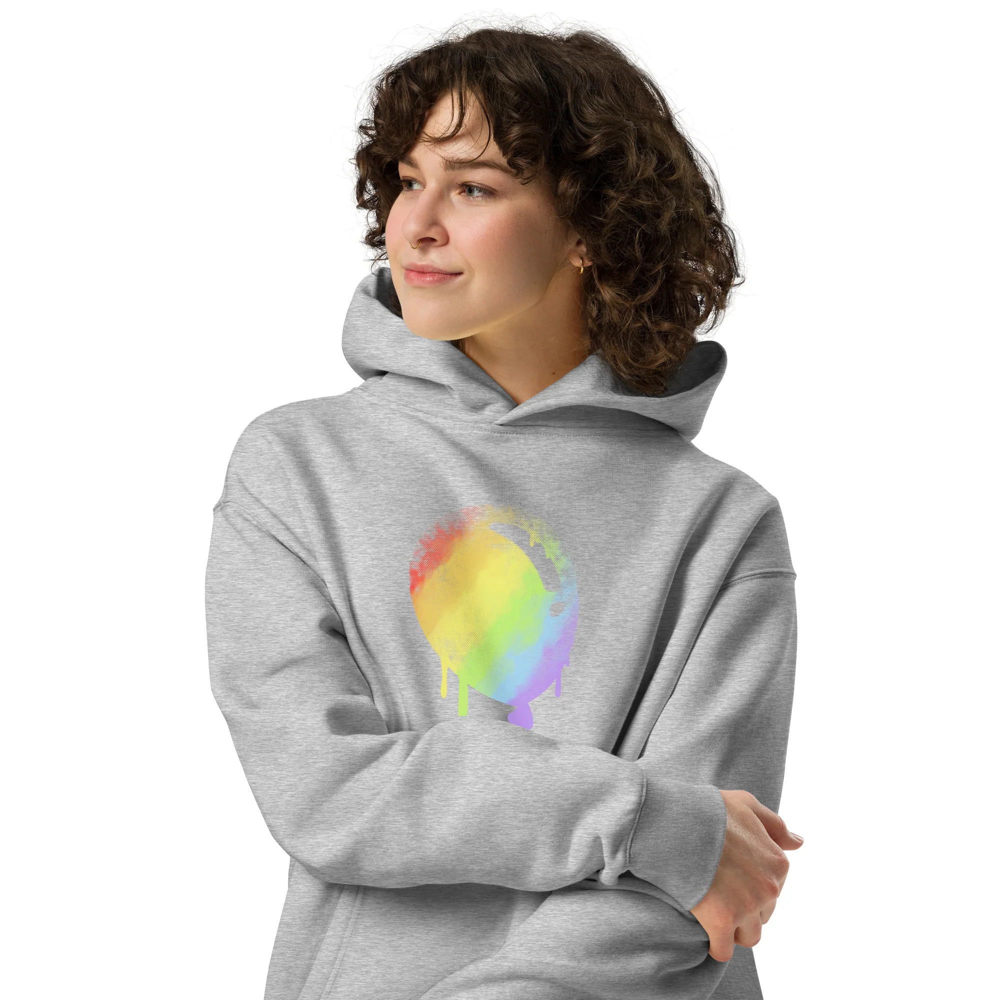 Bloon Spray Paint Premium Oversized Hoodie (Unisex) - Image 6