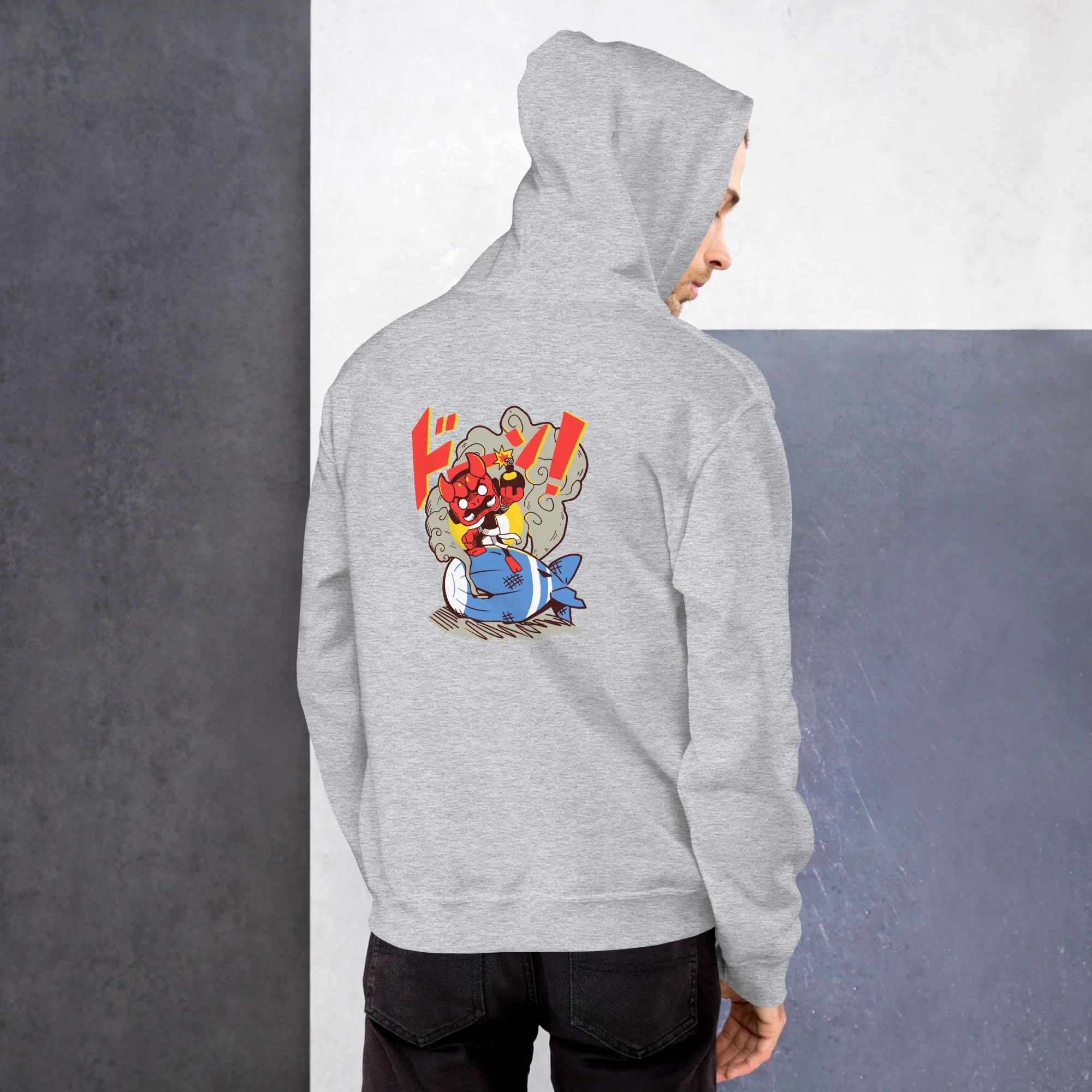 BOOM! 004 Ninja Hoodie (Unisex - Gildan) - Image 5