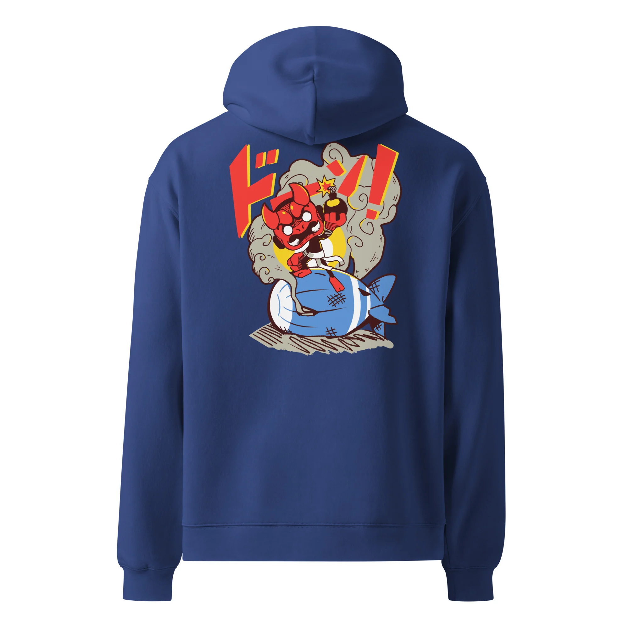 BOOM! 004 Ninja Premium Oversized Hoodie - Back+Front Print (Unisex) - Image 12