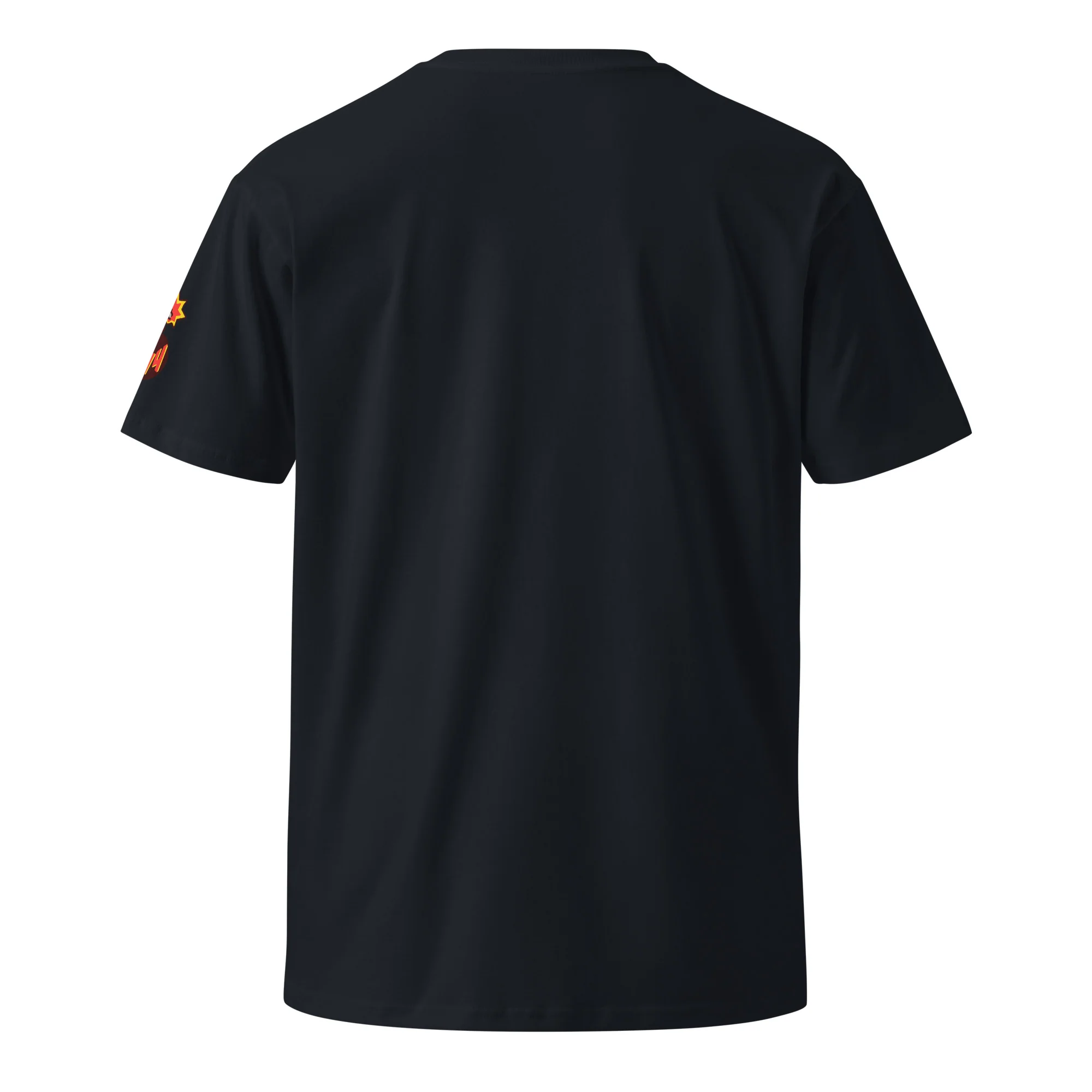 BOOM! 004 Ninja Premium Shirt - Front & Shoulder Print (Unisex) - Image 11