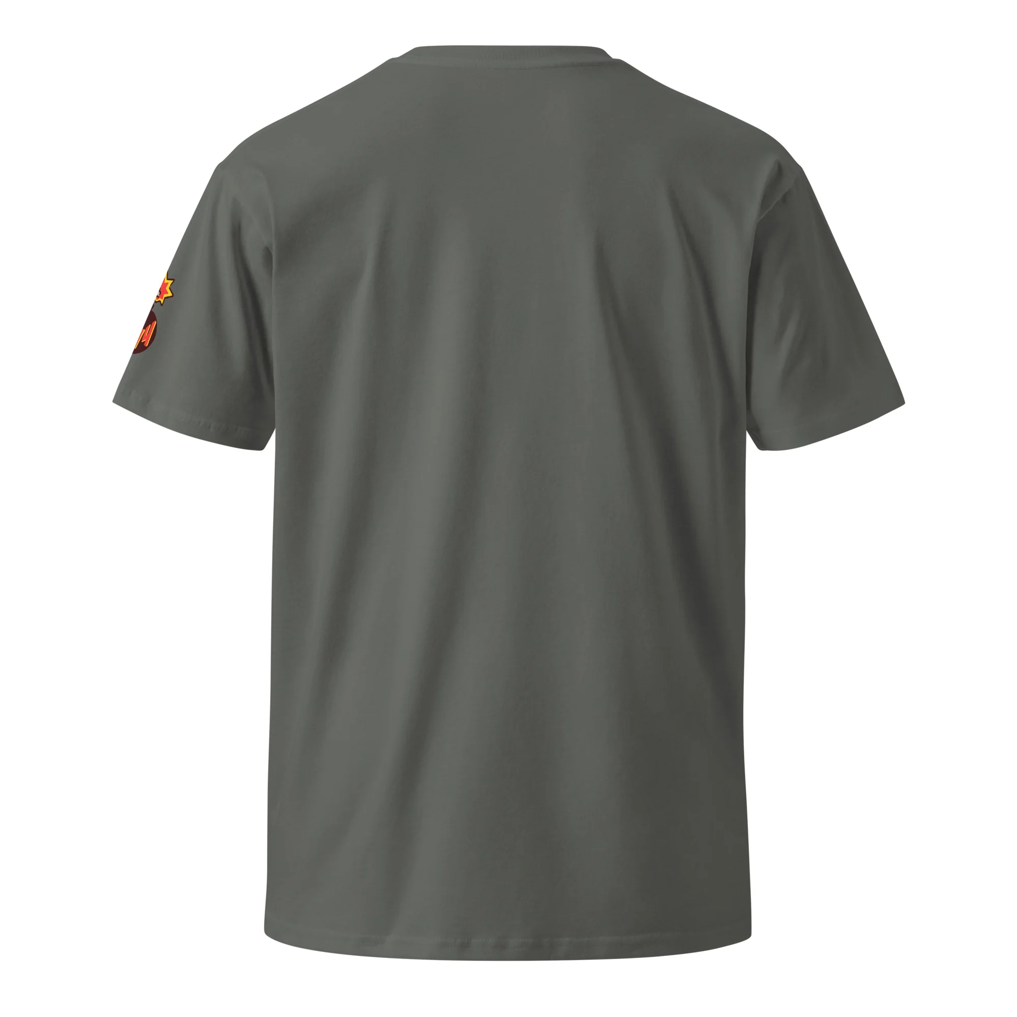 BOOM! 004 Ninja Premium Shirt - Front & Shoulder Print (Unisex) - Image 14