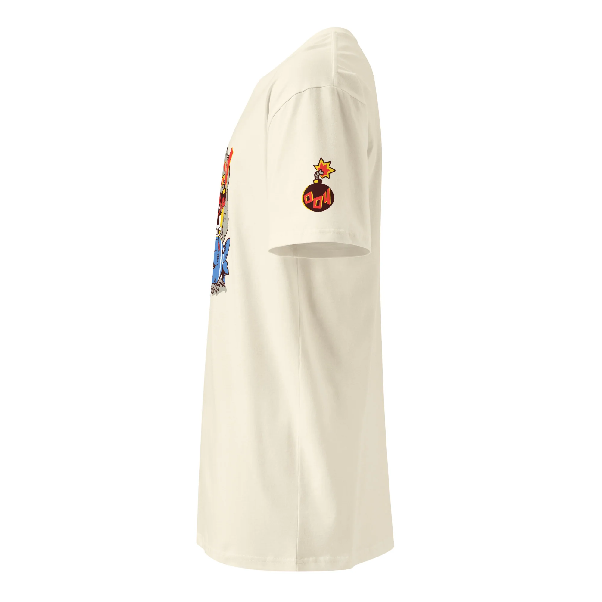 BOOM! 004 Ninja Premium Shirt - Front & Shoulder Print (Unisex) - Image 19