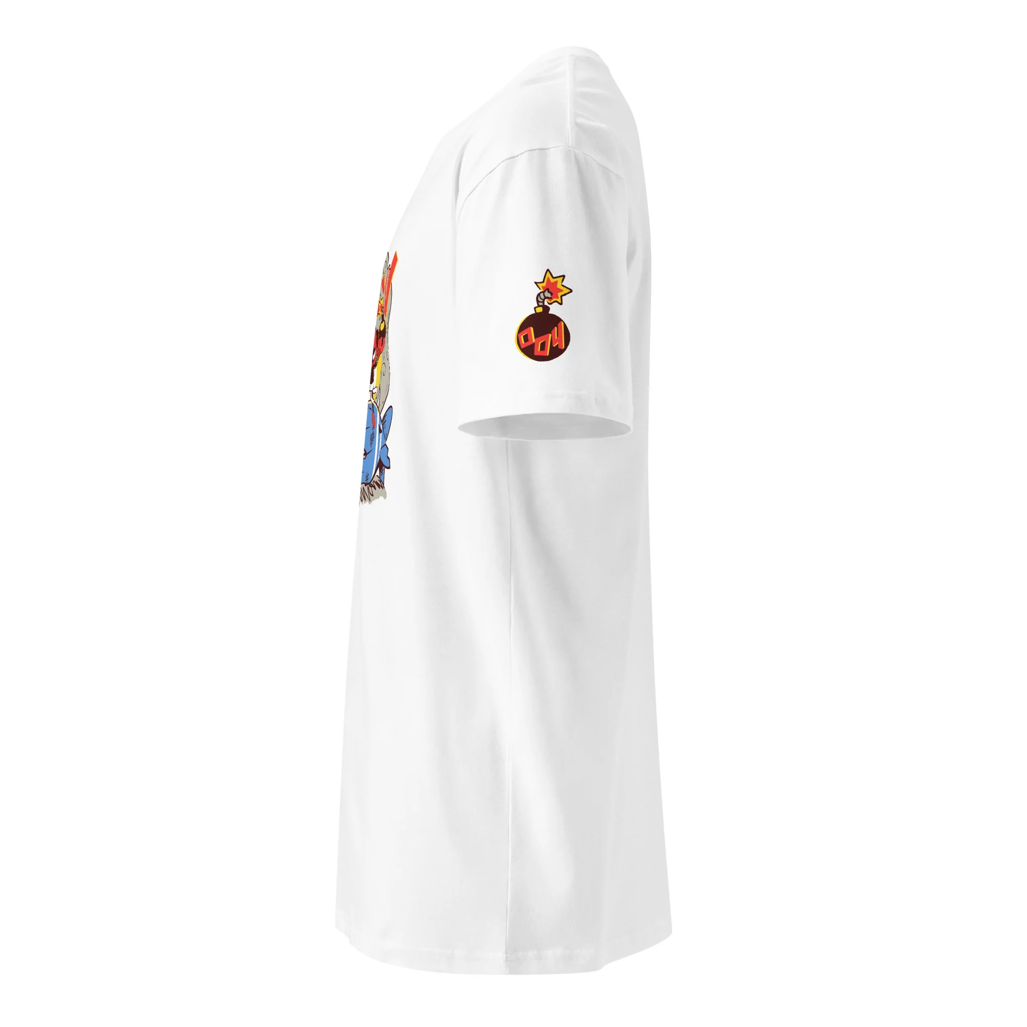 BOOM! 004 Ninja Premium Shirt - Front & Shoulder Print (Unisex) - Image 23