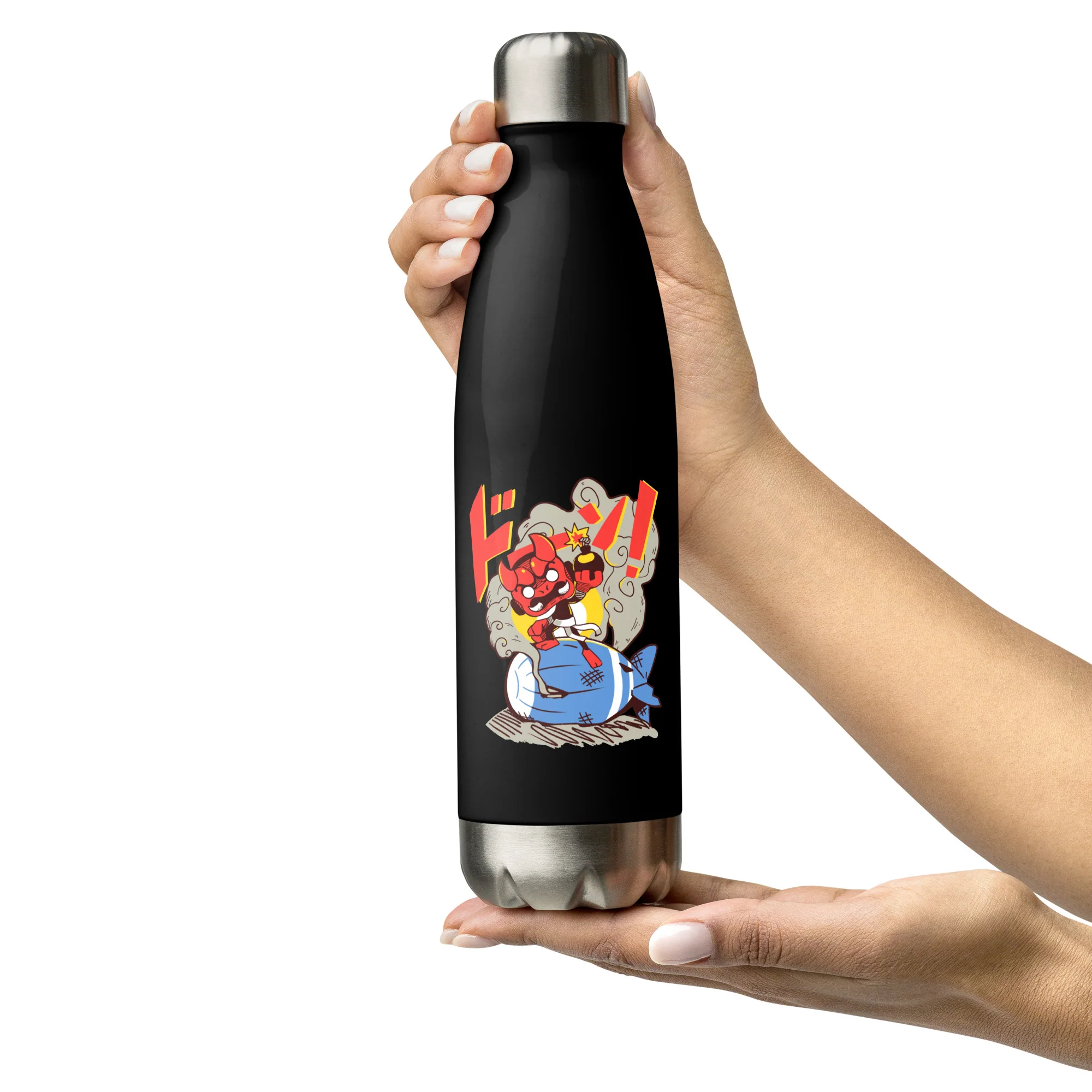 BOOM! 004 Ninja Stainless Steel Water Bottle - Image 8