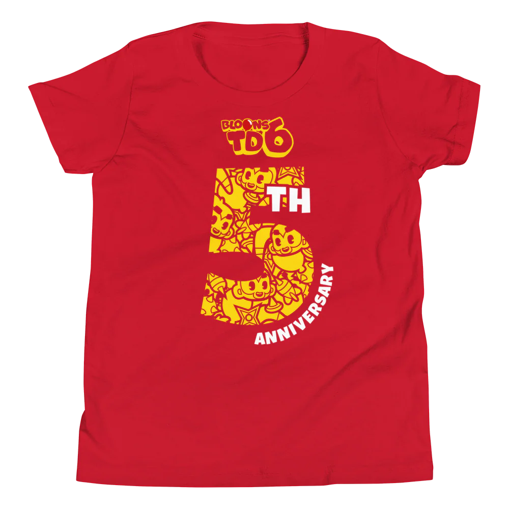 BTD6 5 Year Anniversary Shirt (Youth) - Image 2