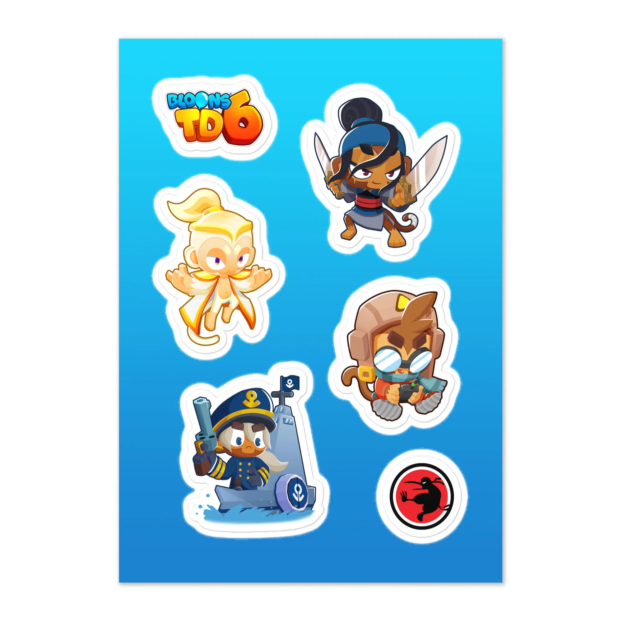 BTD6 Heroes Sticker Sheet 3