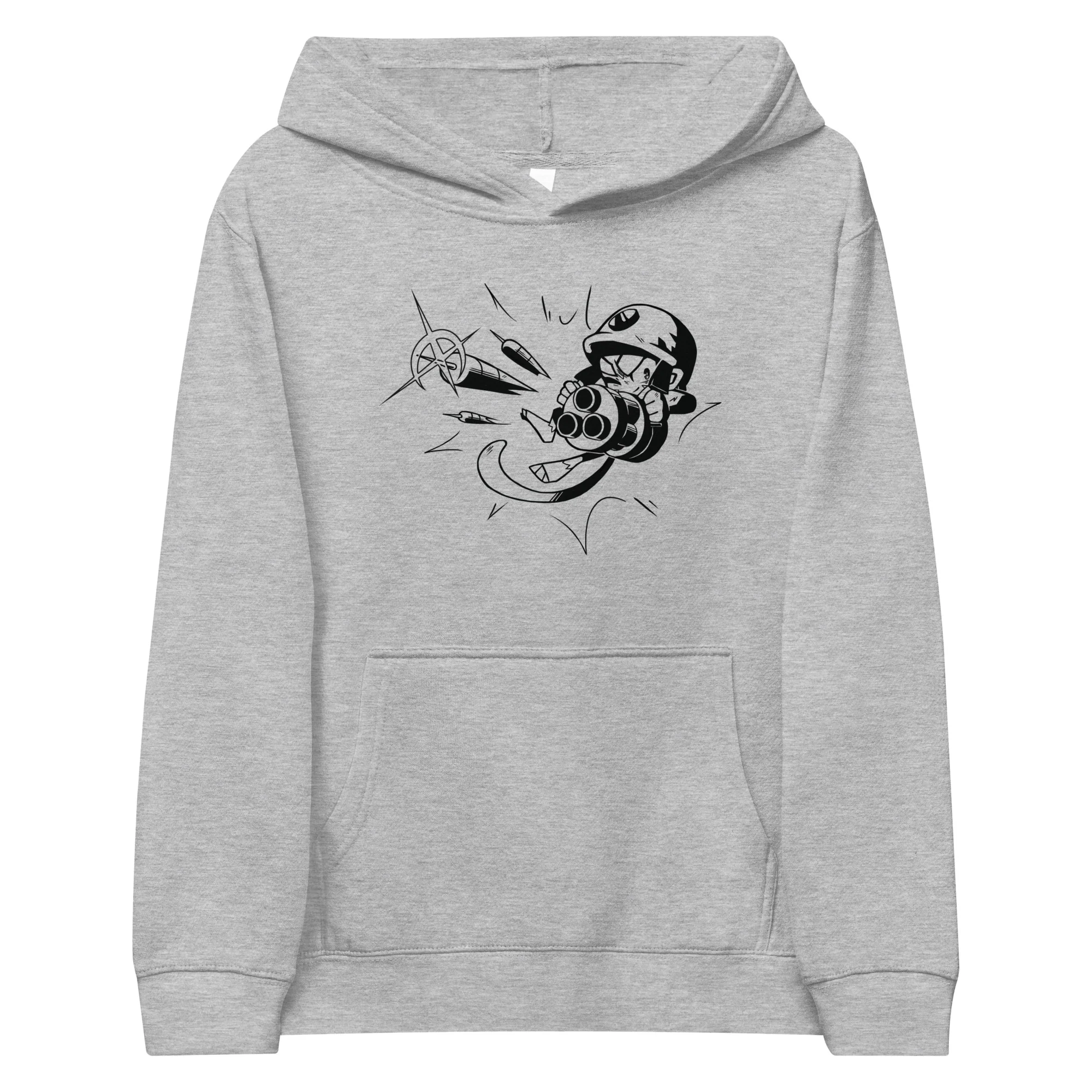 Comic Style Dartling Fleece Hoodie (Kids/Youth) - Image 6