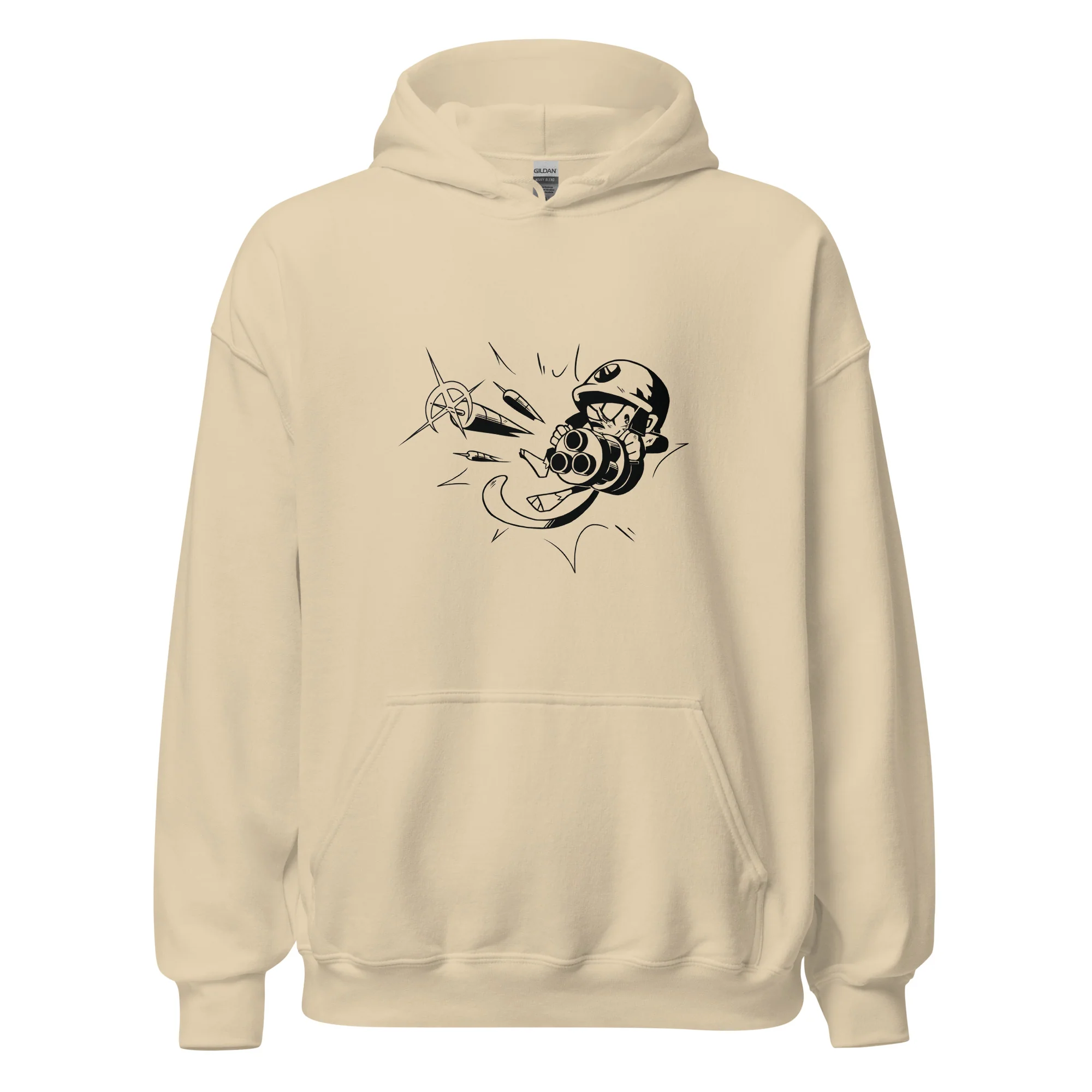 Comic Style Dartling Hoodie (Unisex - Gildan) - Image 6