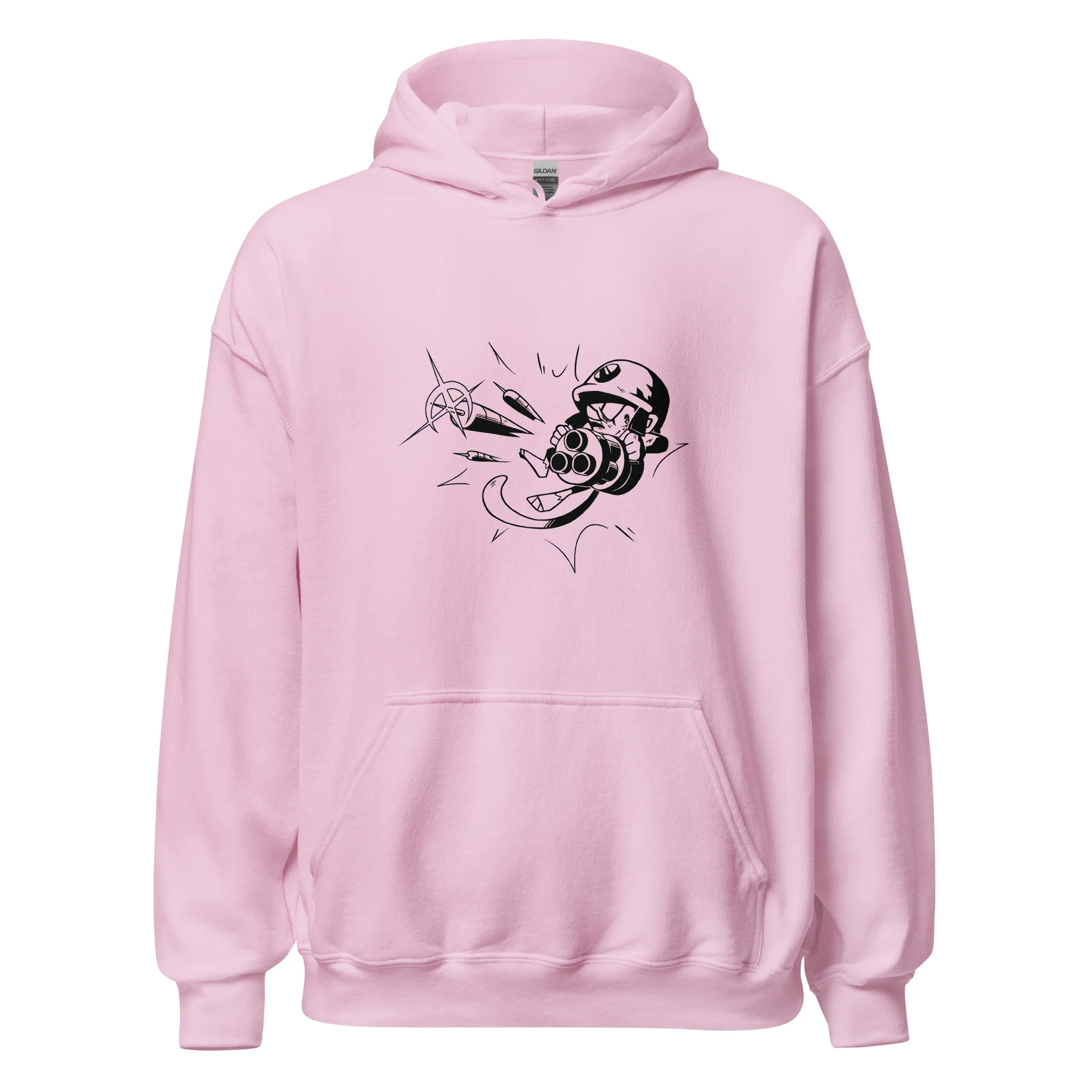Comic Style Dartling Hoodie (Unisex - Gildan) - Image 7