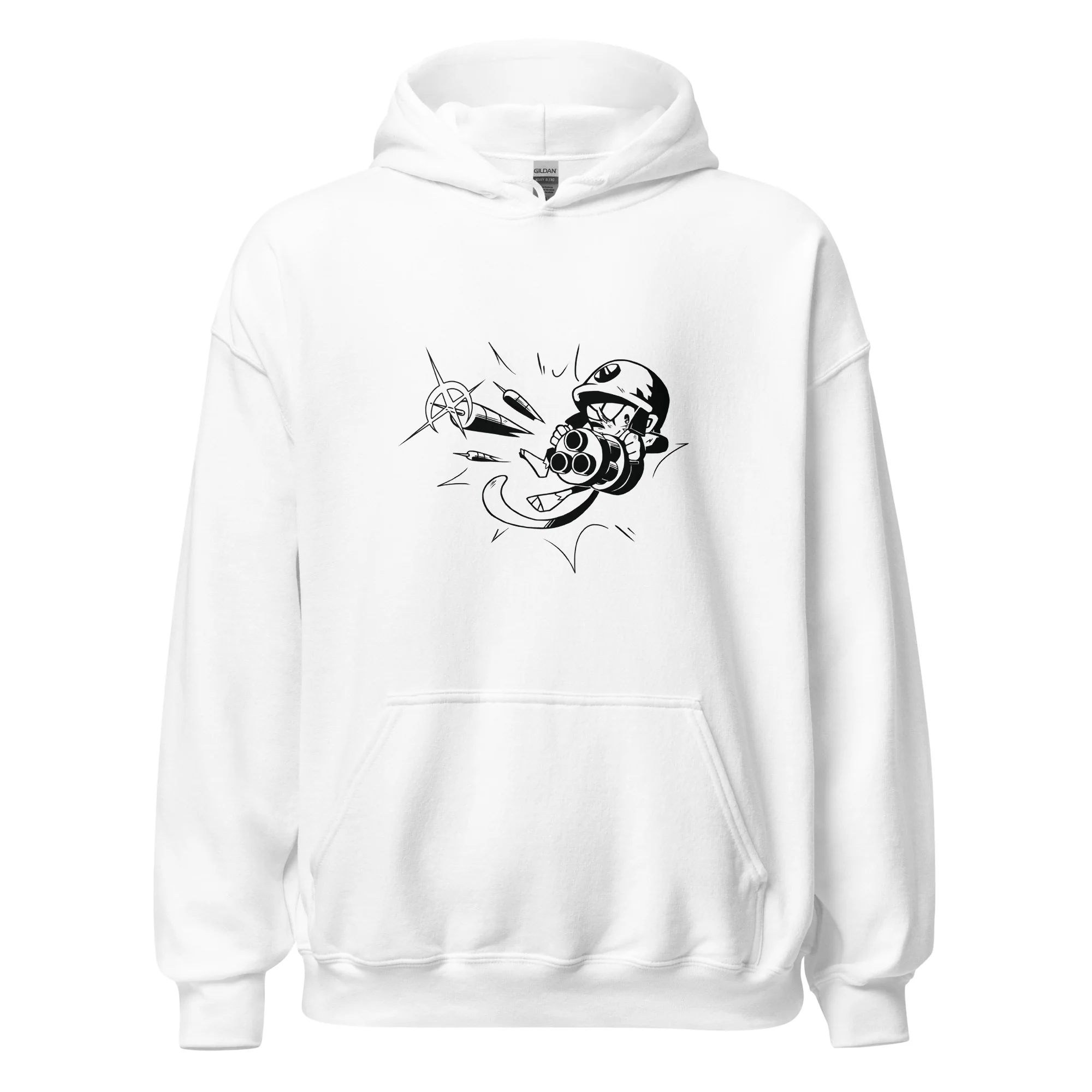 Comic Style Dartling Hoodie (Unisex - Gildan) - Image 8
