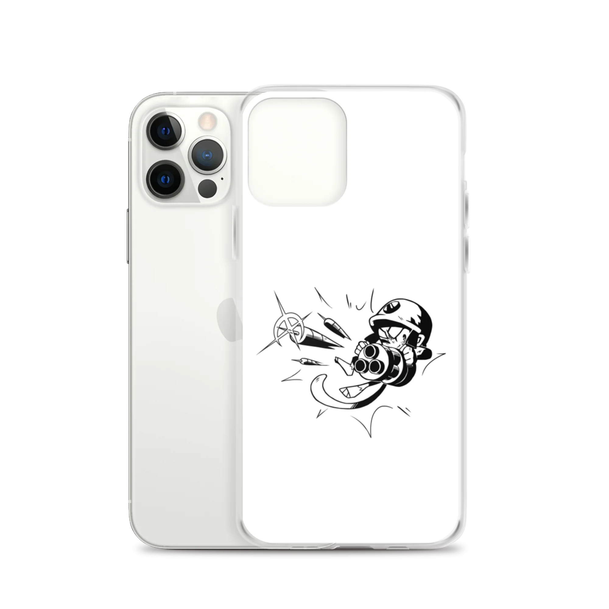 Comic Style Dartling iPhone Case - Image 15