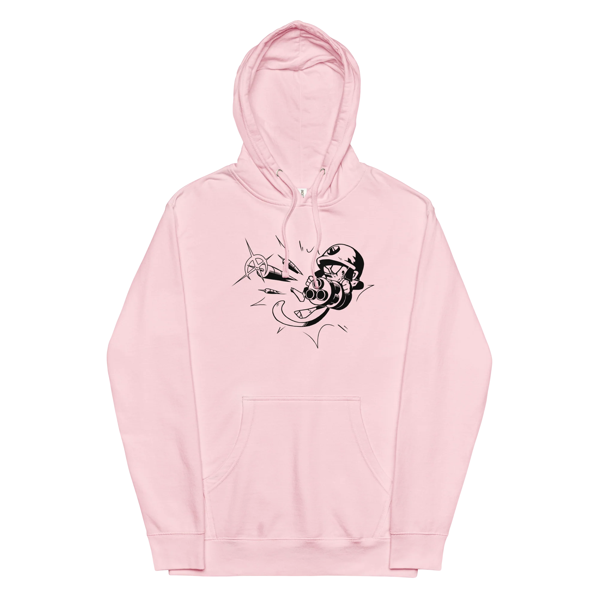 Comic Style Dartling Midweight Hoodie (Unisex) - Image 7