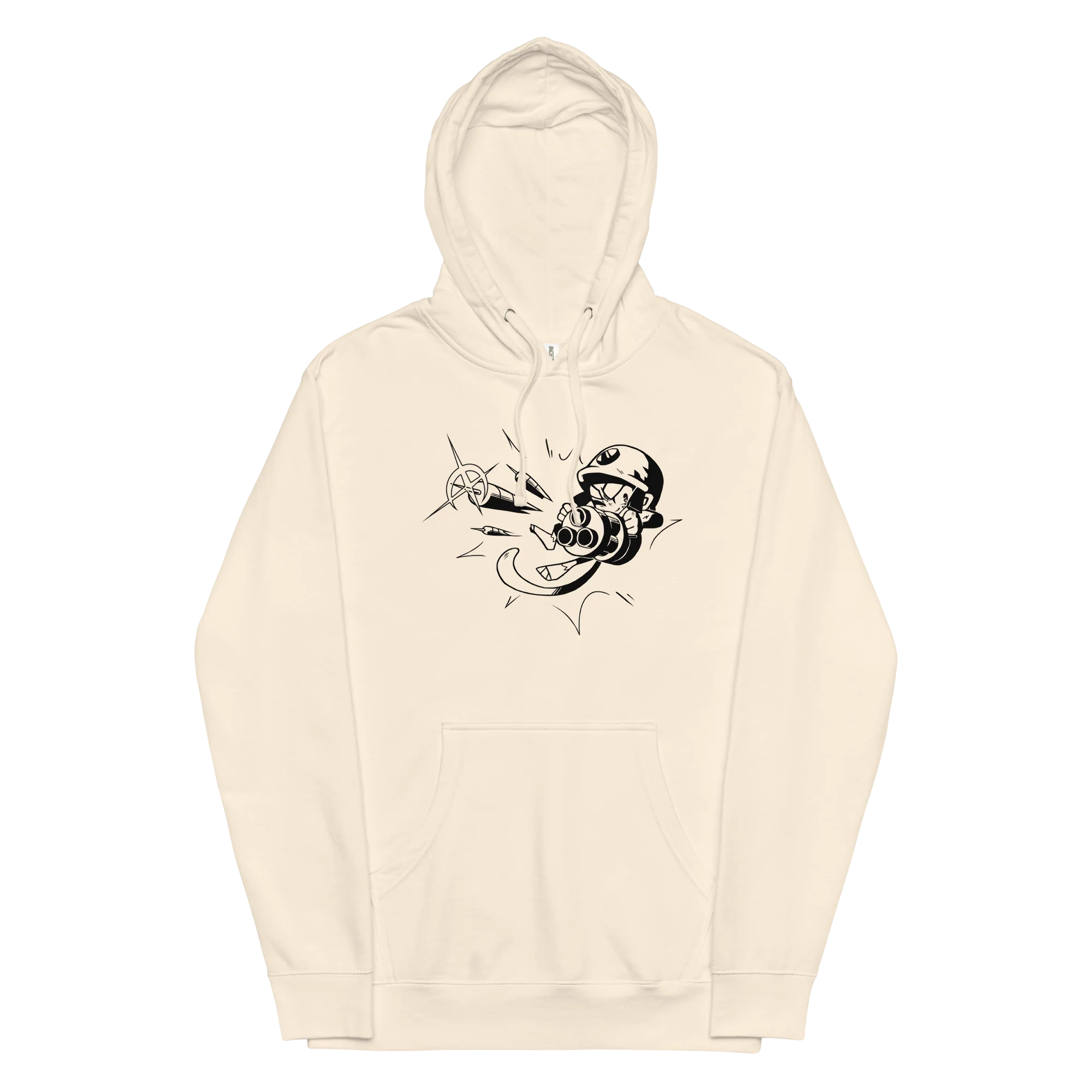 Comic Style Dartling Midweight Hoodie (Unisex) - Image 9