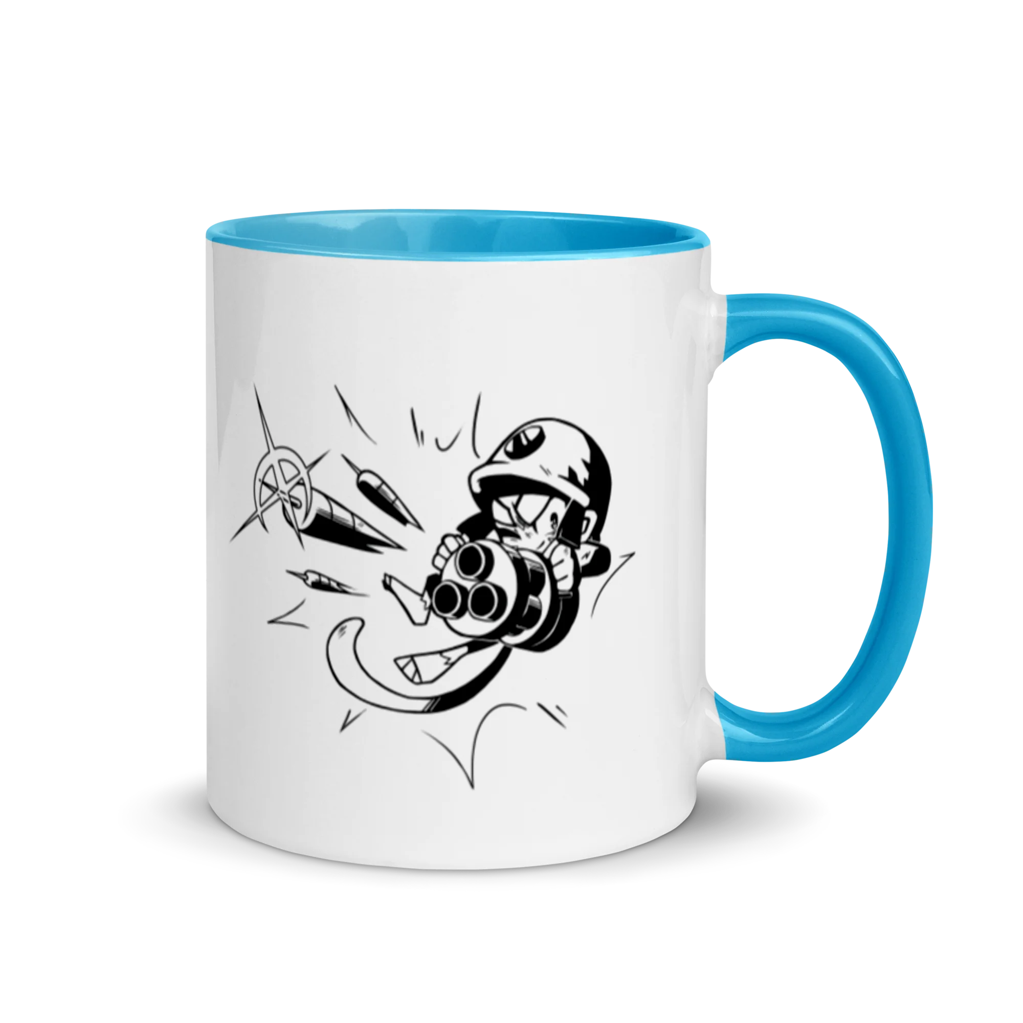 Comic Style Dartling Mug with Color Inside - Image 10