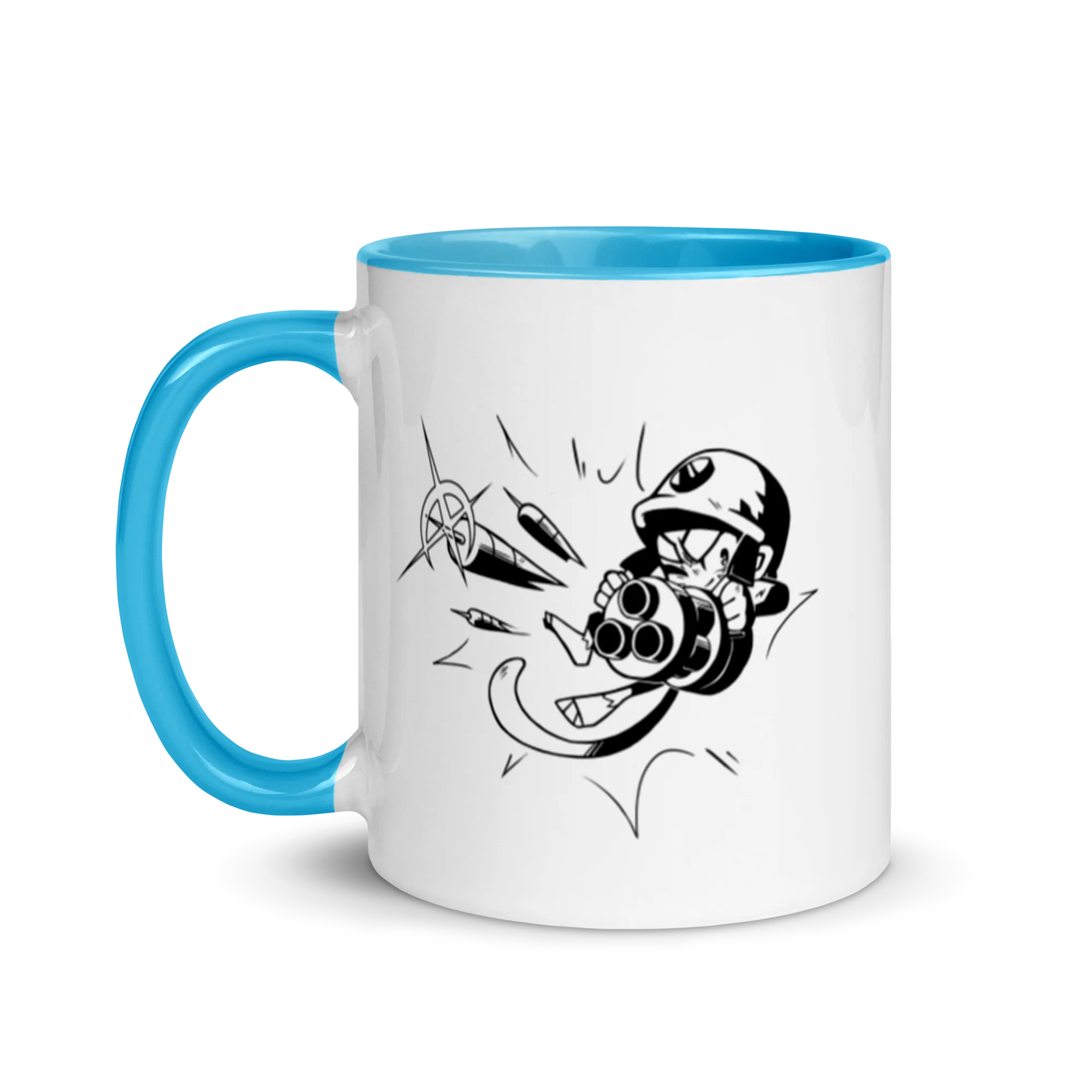 Comic Style Dartling Mug with Color Inside - Image 12