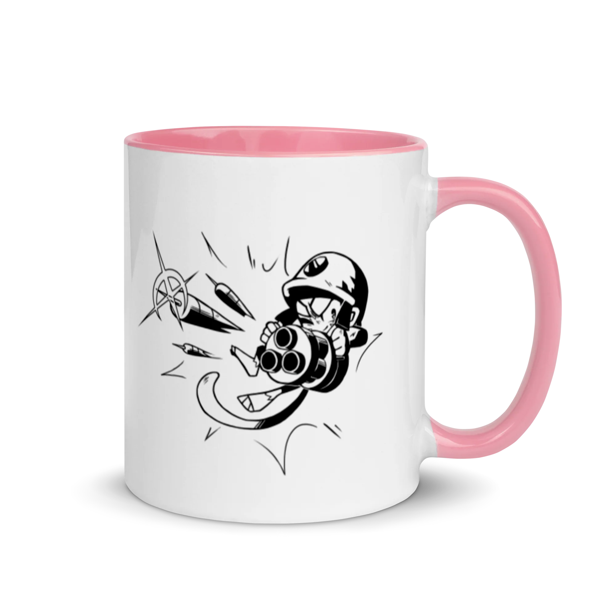 Comic Style Dartling Mug with Color Inside - Image 13