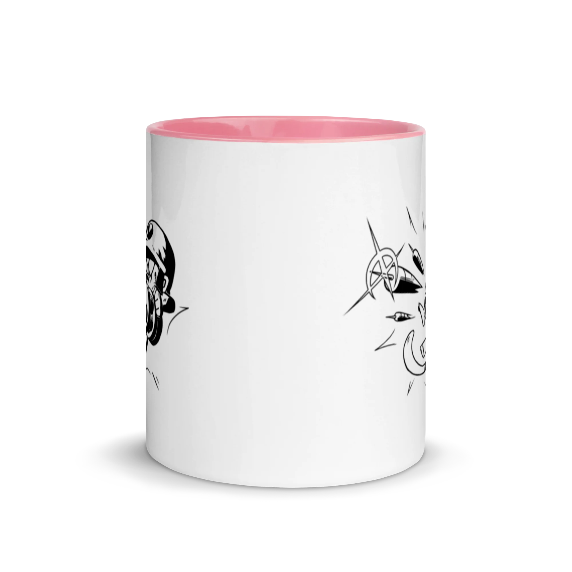 Comic Style Dartling Mug with Color Inside - Image 14