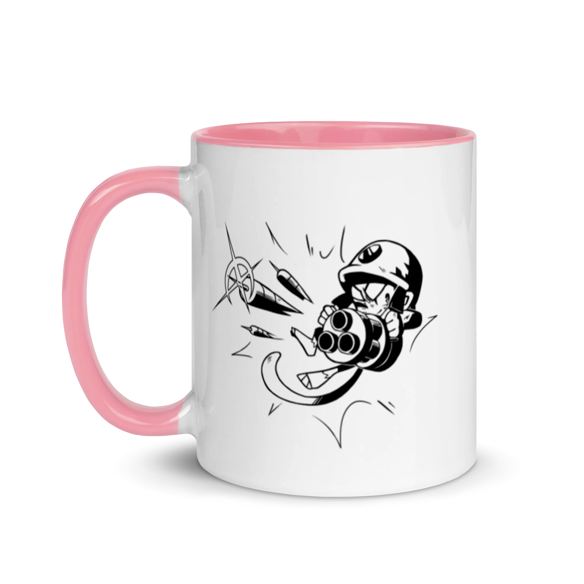 Comic Style Dartling Mug with Color Inside - Image 15