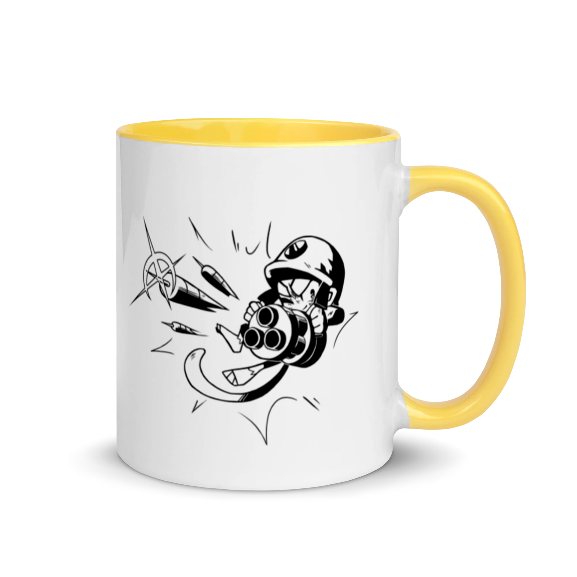 Comic Style Dartling Mug with Color Inside - Image 16