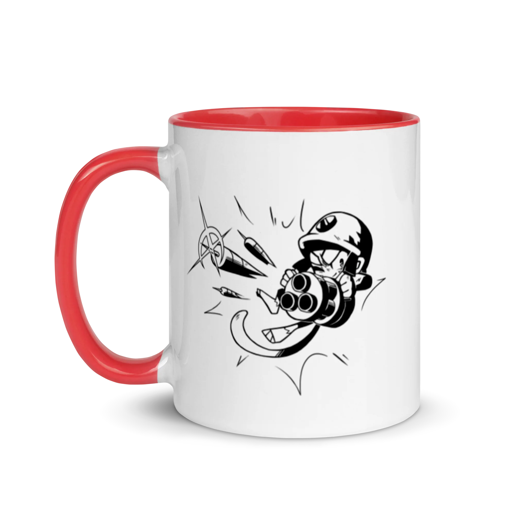 Comic Style Dartling Mug with Color Inside - Image 6