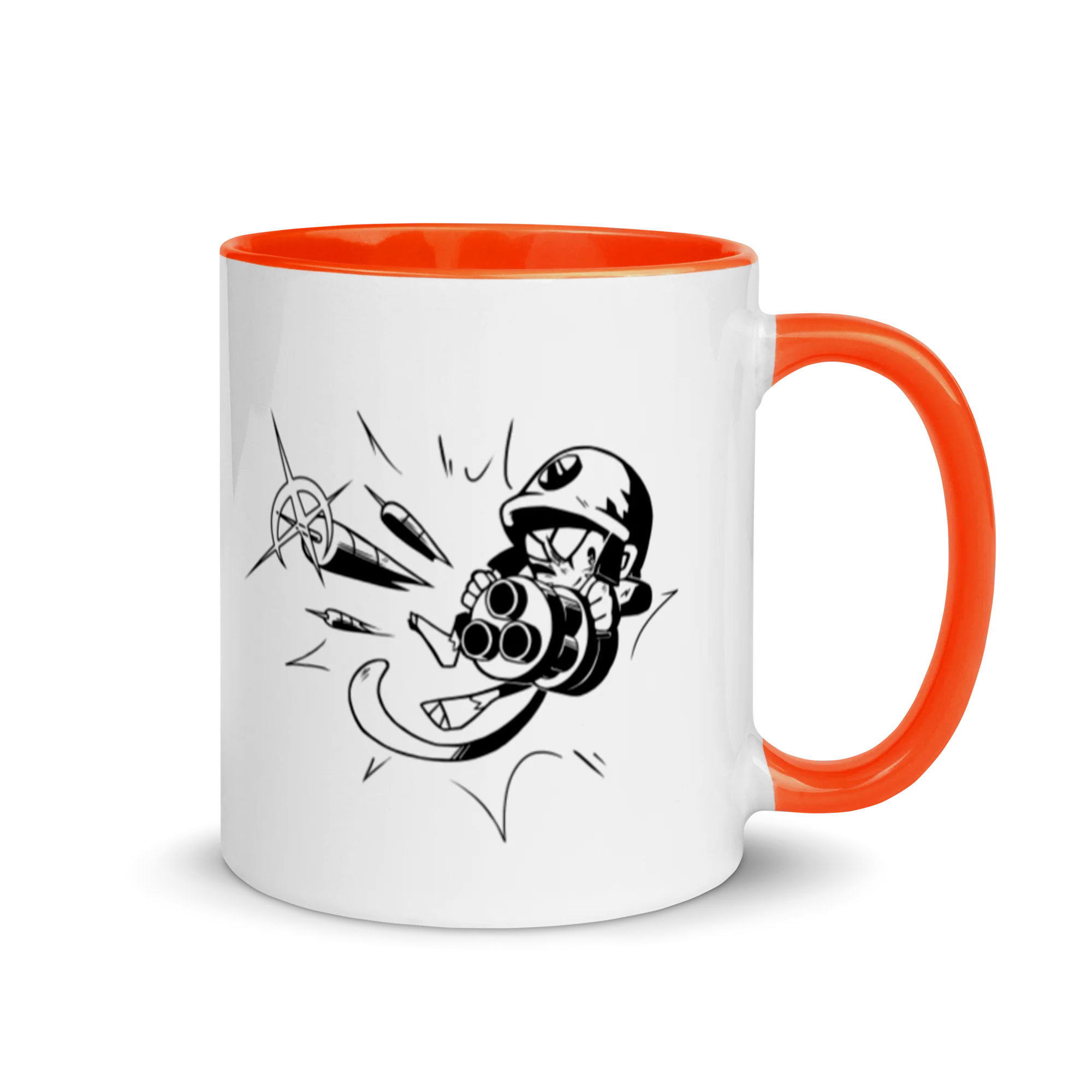 Comic Style Dartling Mug with Color Inside - Image 7