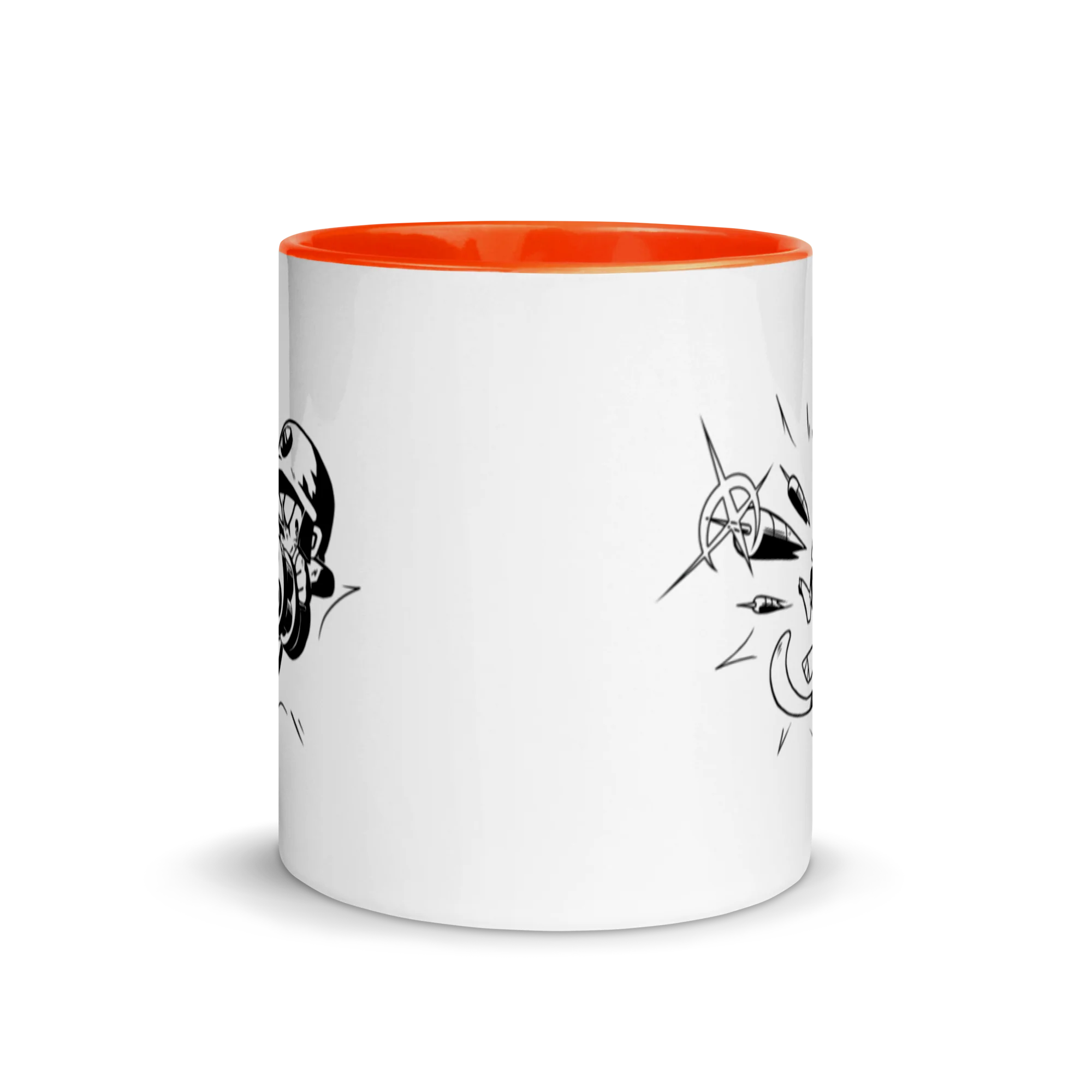 Comic Style Dartling Mug with Color Inside - Image 8
