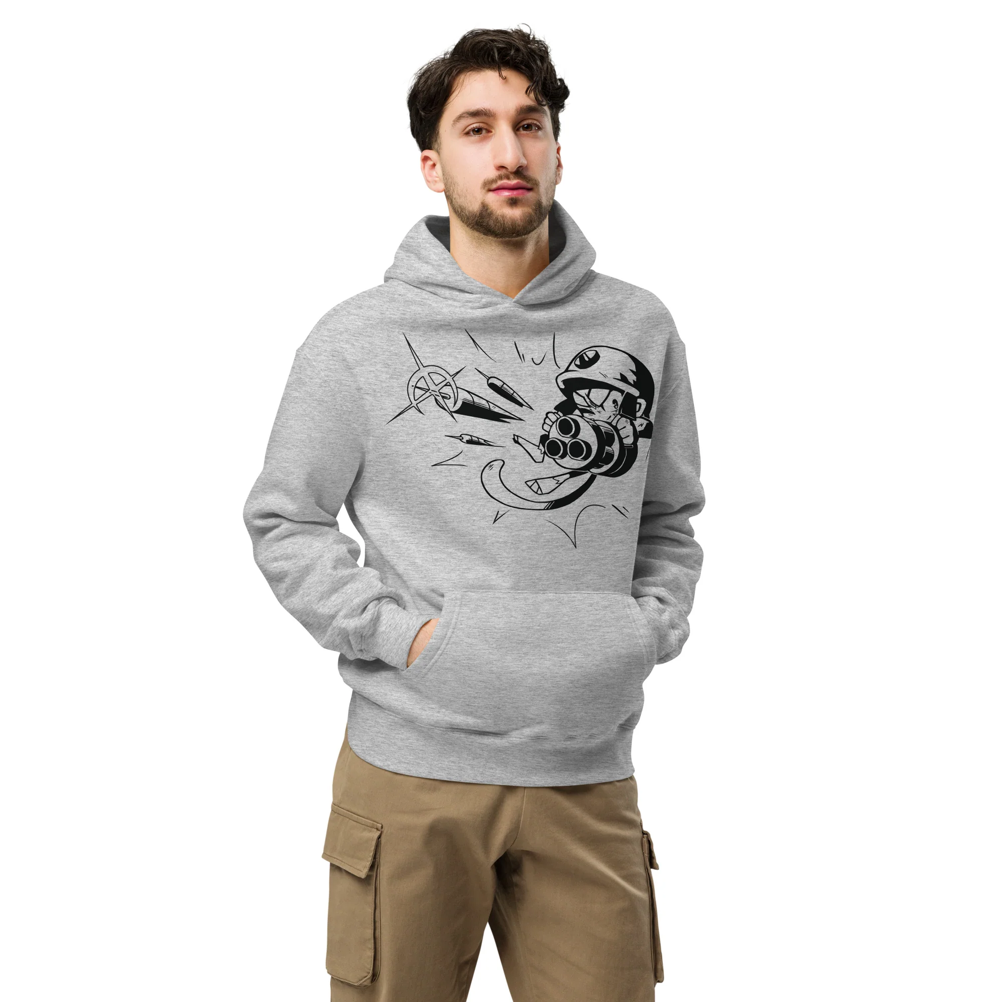 Comic Style Dartling Premium Oversized Hoodie (Unisex) - Image 5