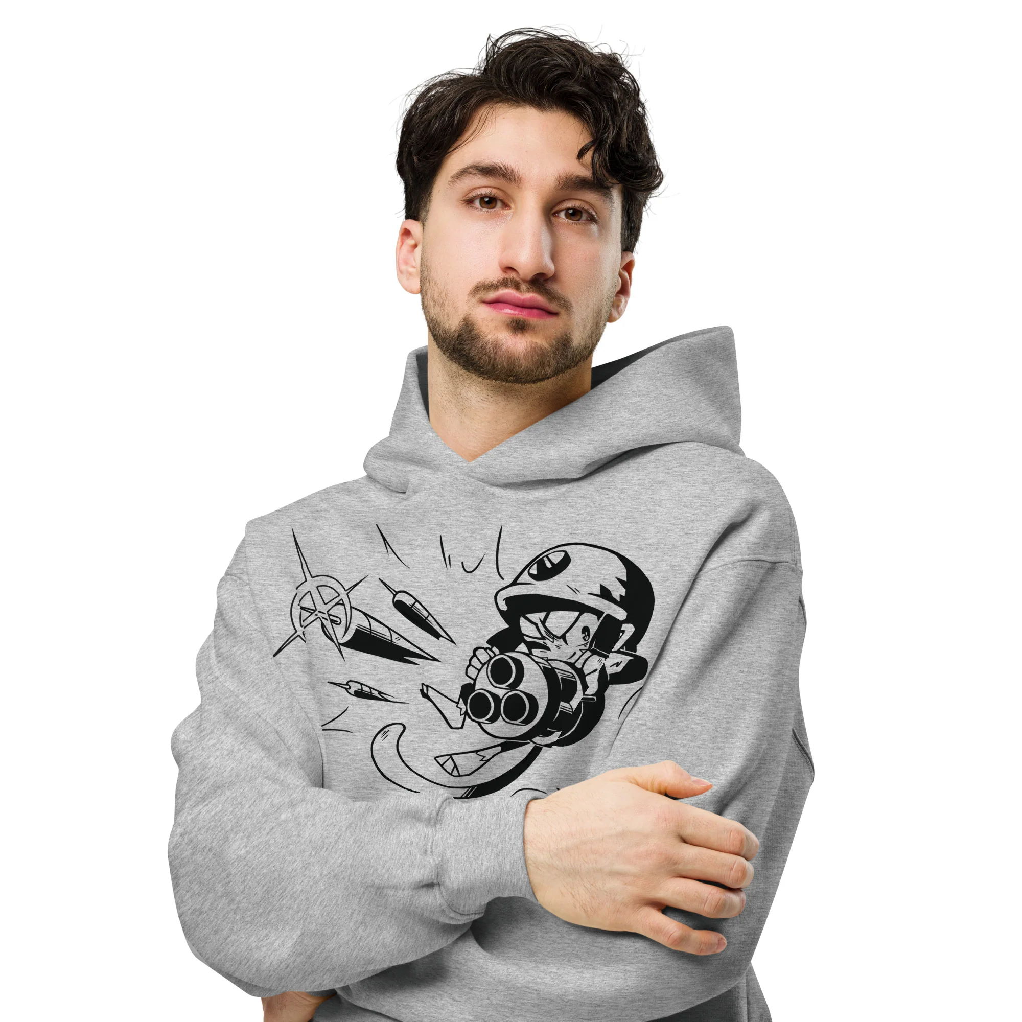 Comic Style Dartling Premium Oversized Hoodie (Unisex) - Image 7