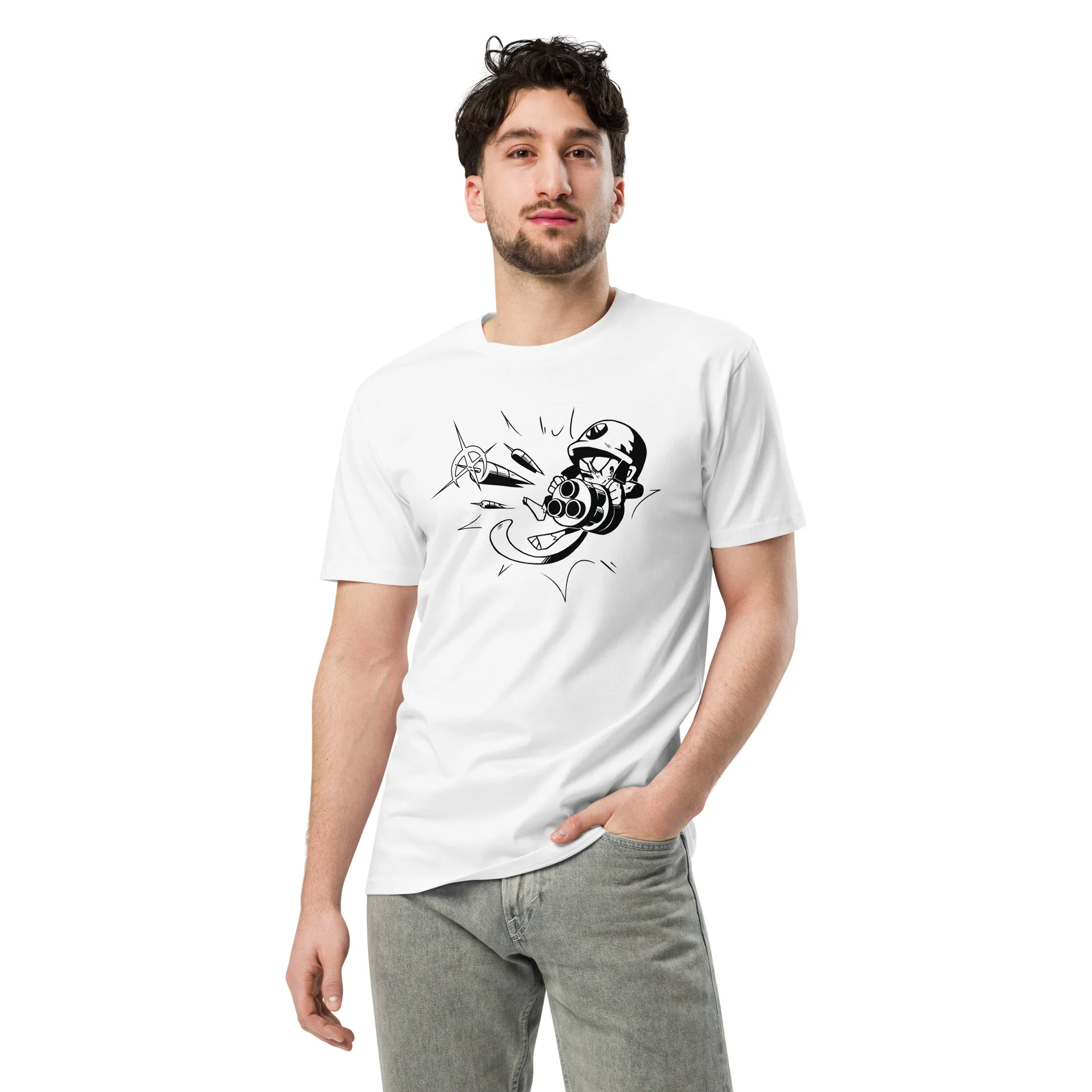 Comic Style Dartling Premium Shirt (Unisex) - Image 4