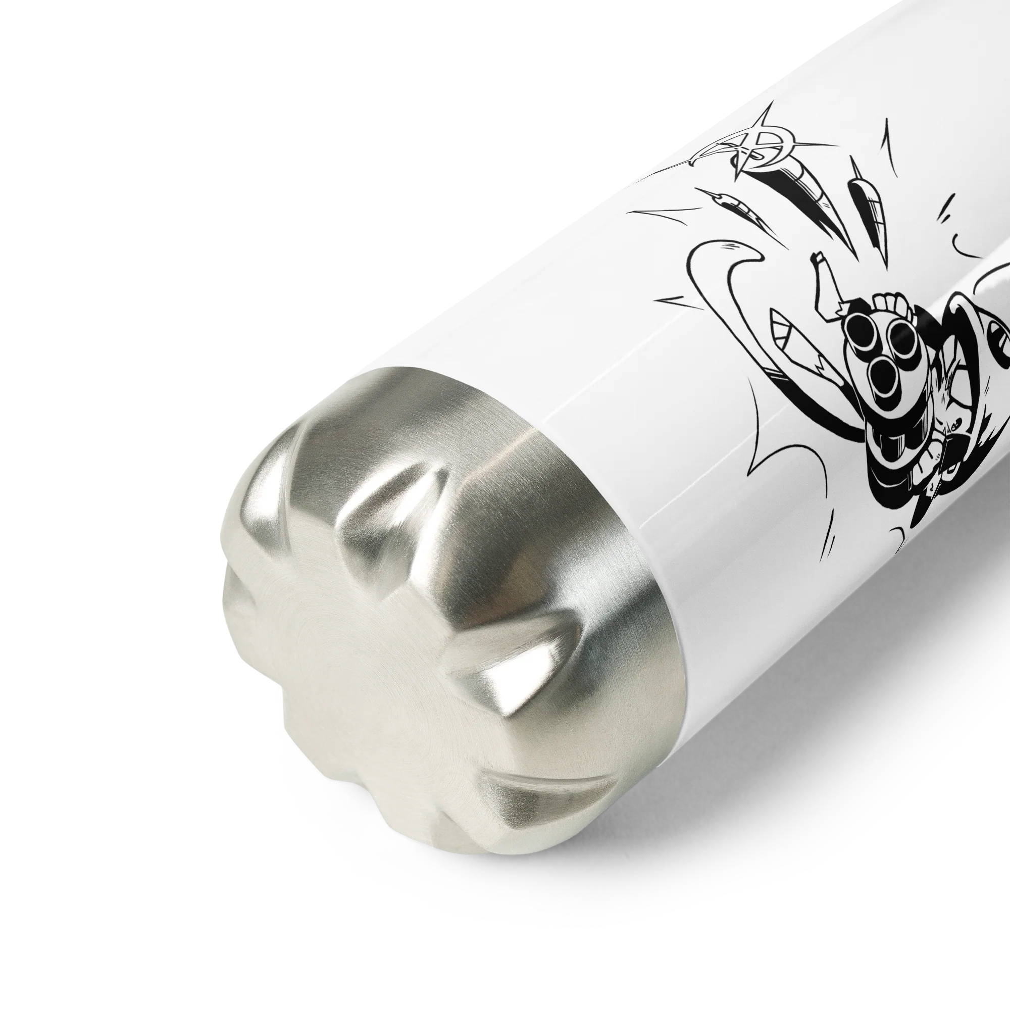 Comic Style Dartling Stainless Steel Water Bottle - Image 3