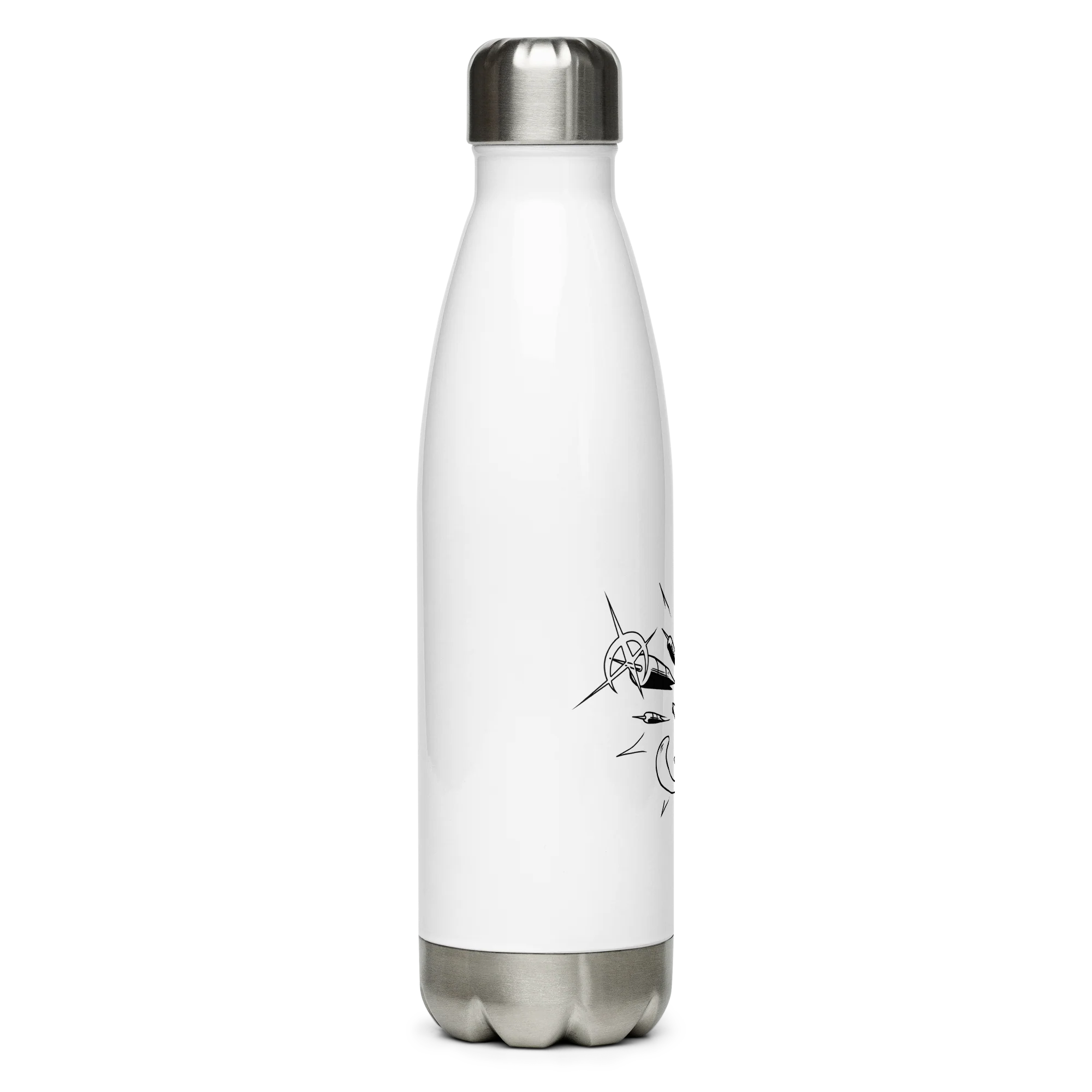 Comic Style Dartling Stainless Steel Water Bottle - Image 4